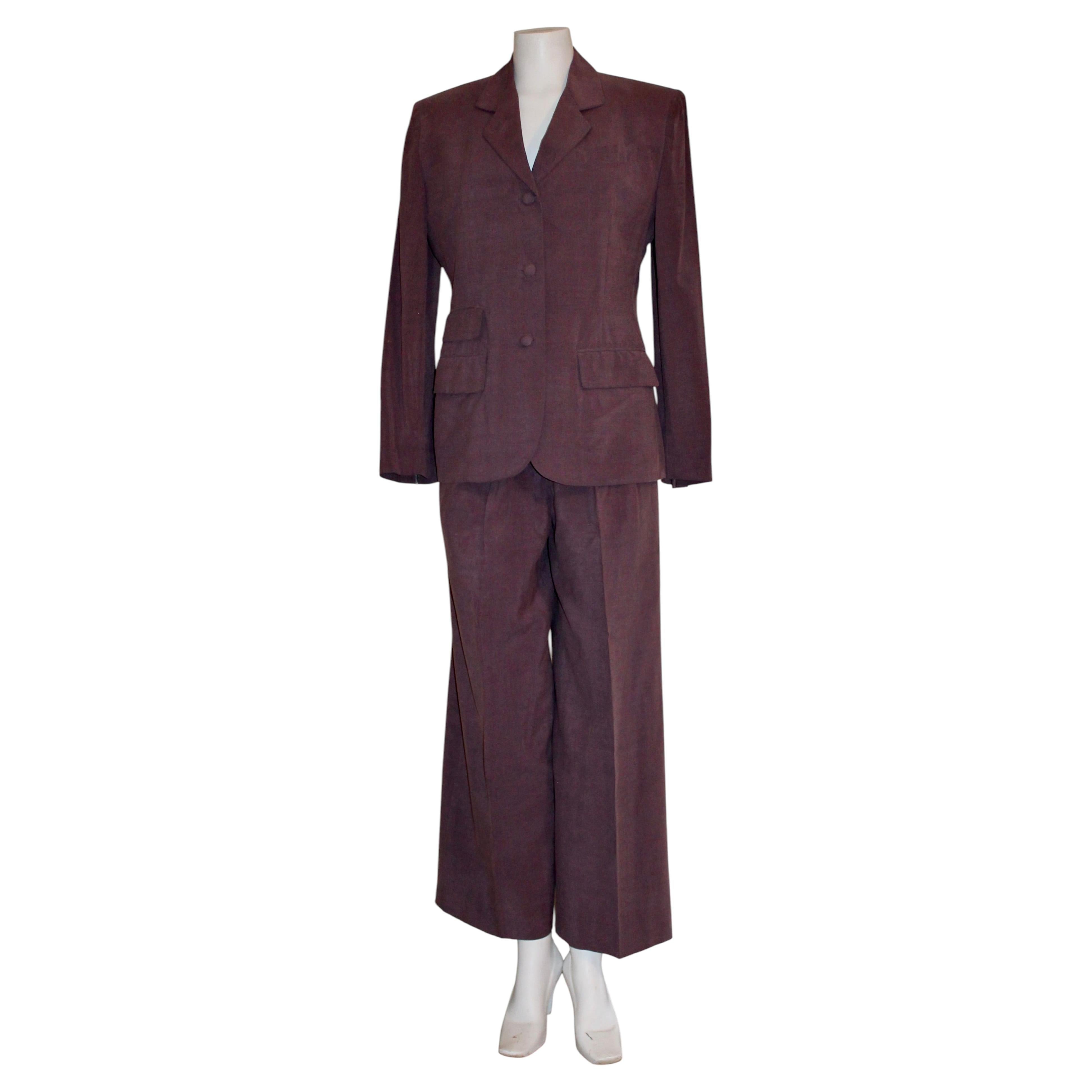 Jean Paul Gaultier 'Femme' 1980's Lavender Pant Suit
