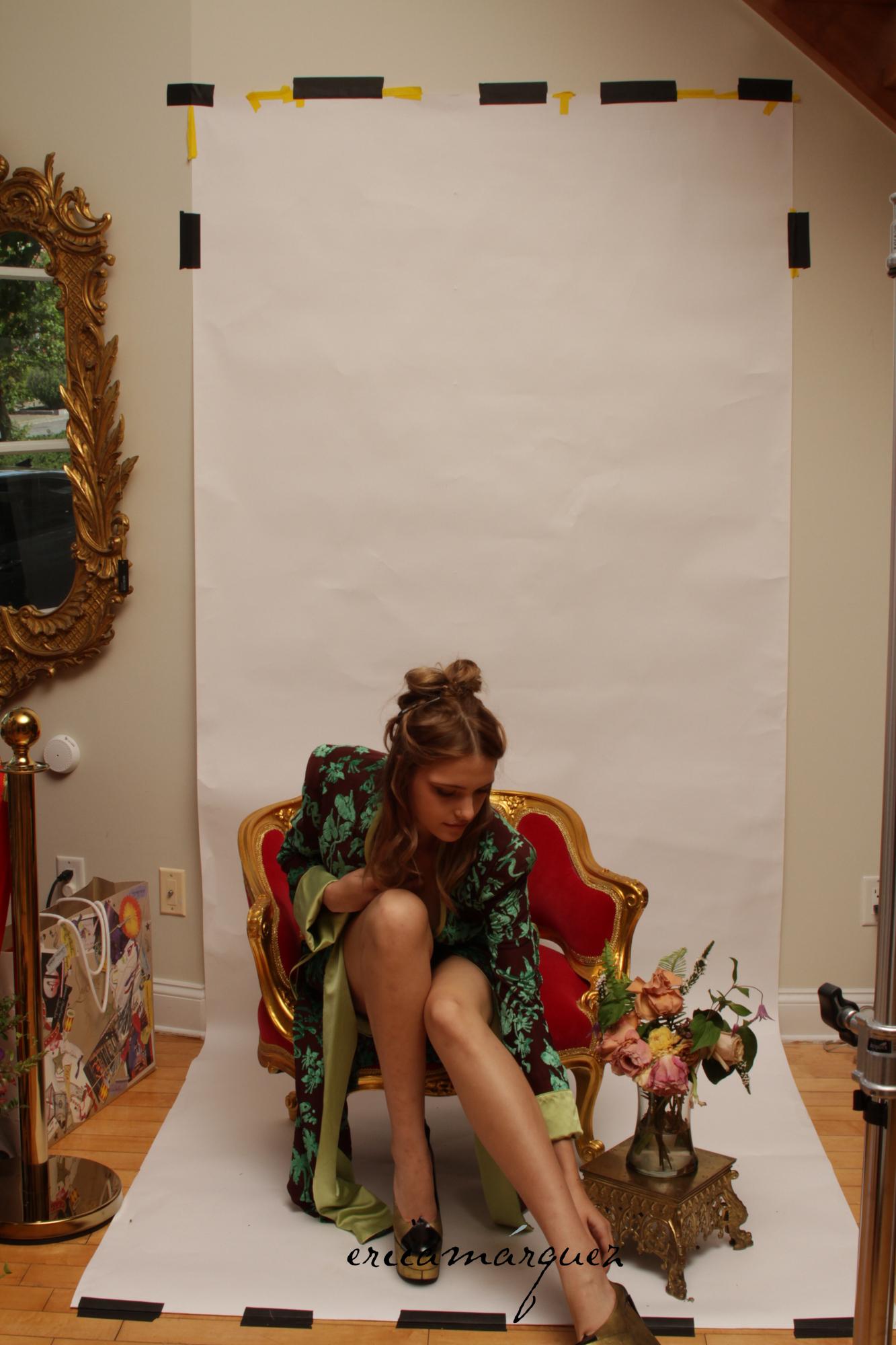 Jean Paul Gaultier Femme 1996 Frühjahr/Sommer Cyberbaba Robe aus gebranntem Samt im Angebot 14