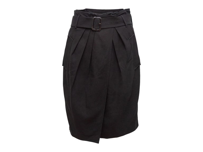 Jean Paul Gaultier Femme  Black Belted Skirt 1