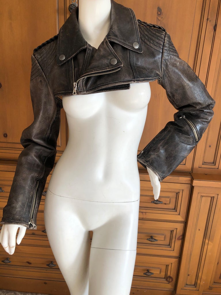 JEAN PAUL GAULTIER FEMME レザージャケット 40 Jean Paul GAULTIER FEMME Zip Up Jacket black 40 | eBay