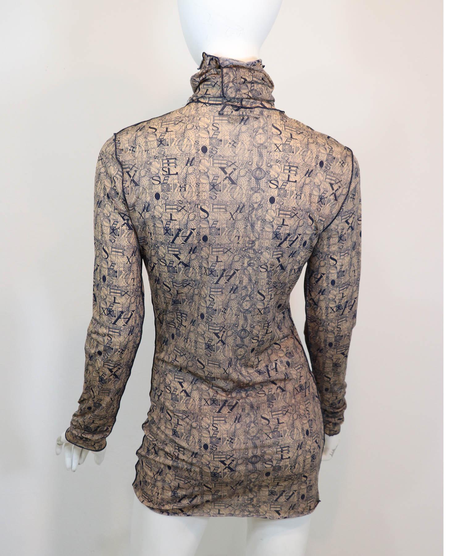 Jean Paul Gaultier Femme Explicit HOT SEX Top Kleid im Zustand „Hervorragend“ im Angebot in Carmel, CA