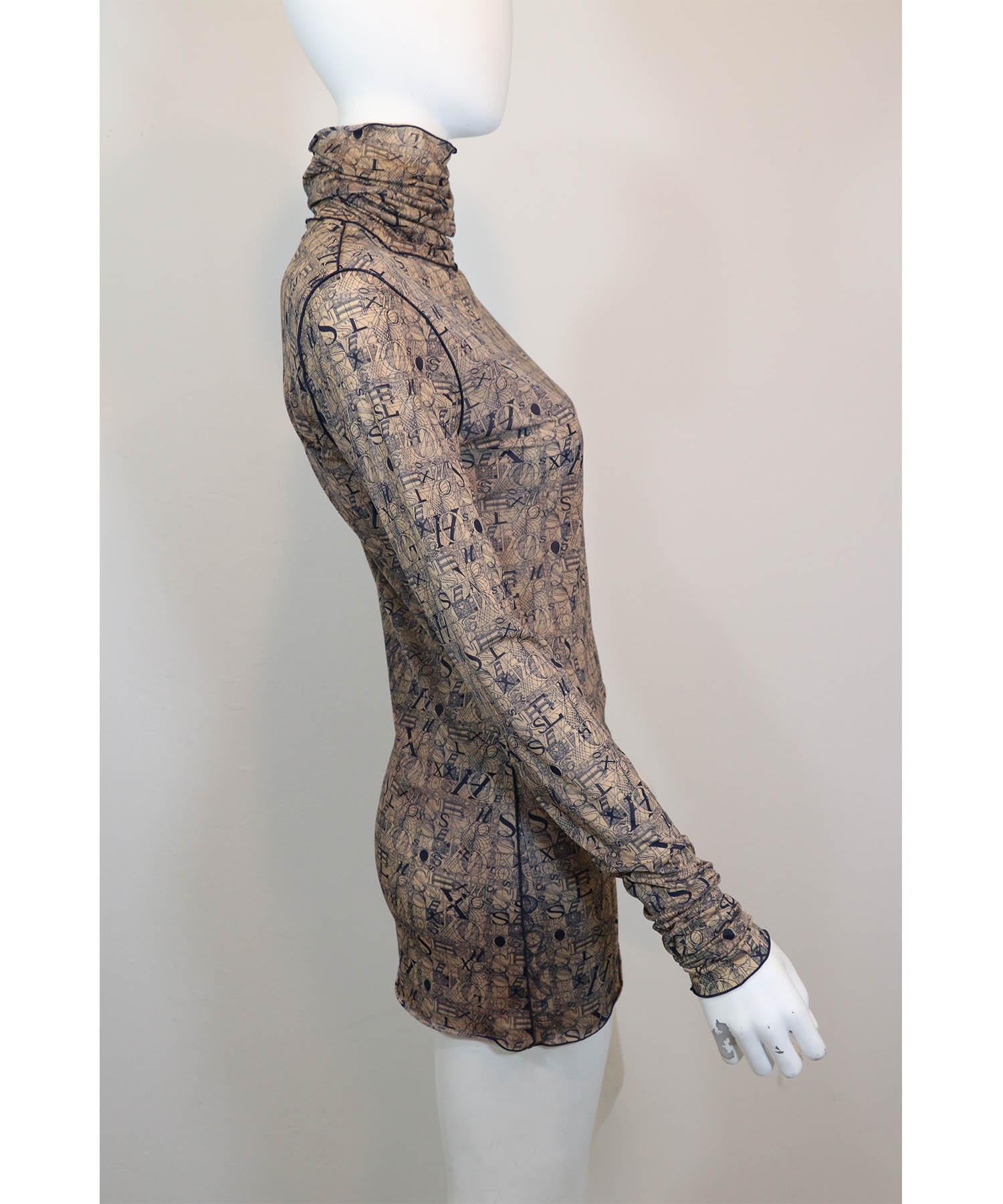 Brown Jean Paul Gaultier Femme Explicit HOT SEX Top Dress For Sale