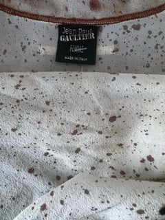 Jean Paul Gaultier Femme Tunique Ink Splatter