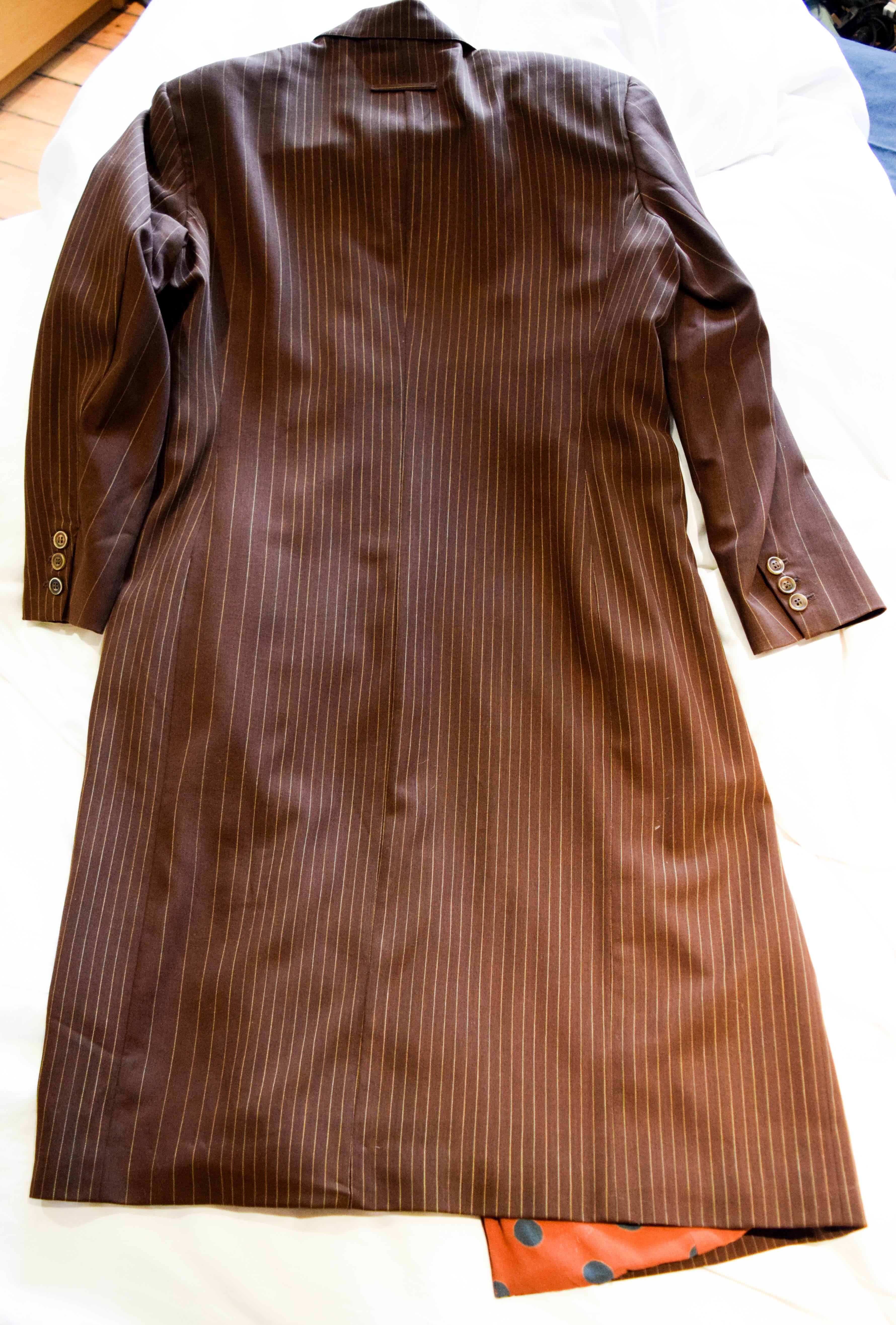 Jean Paul Gaultier Femme  Cappotto lungo foderato doppiopetto da donna in vendita 8