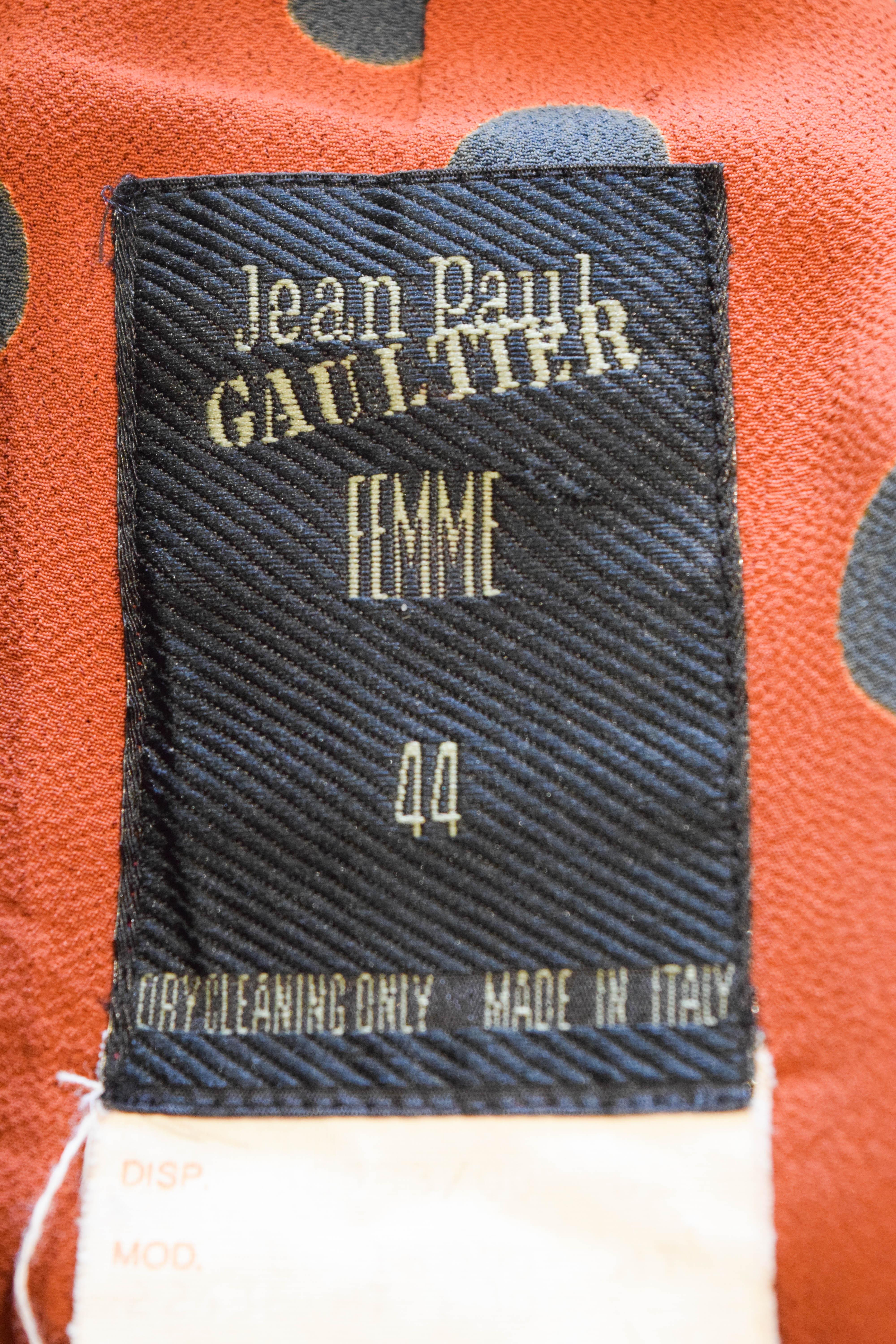 Jean Paul Gaultier Femme  Cappotto lungo foderato doppiopetto da donna in vendita 11