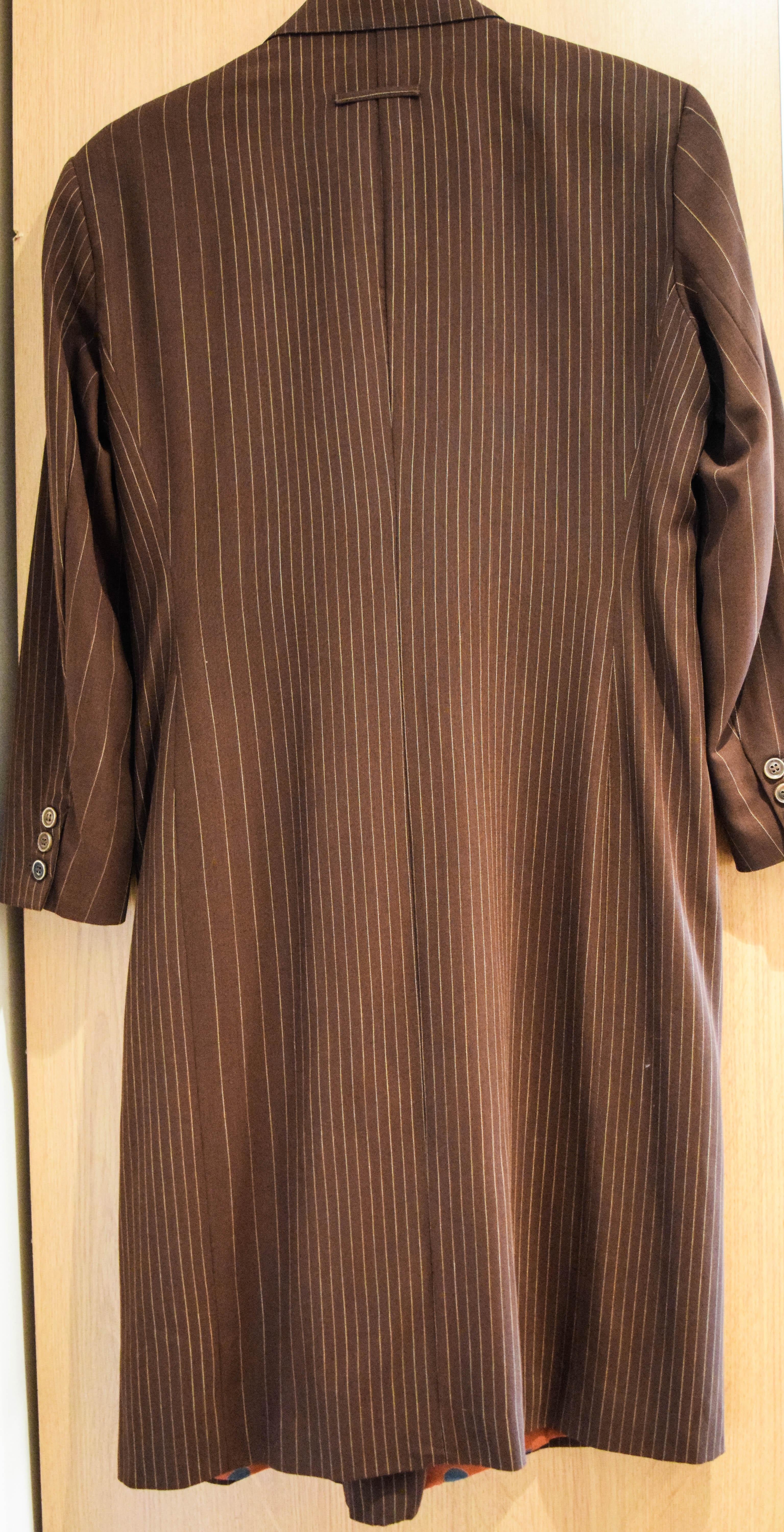 Donna Jean Paul Gaultier Femme  Cappotto lungo foderato doppiopetto da donna in vendita