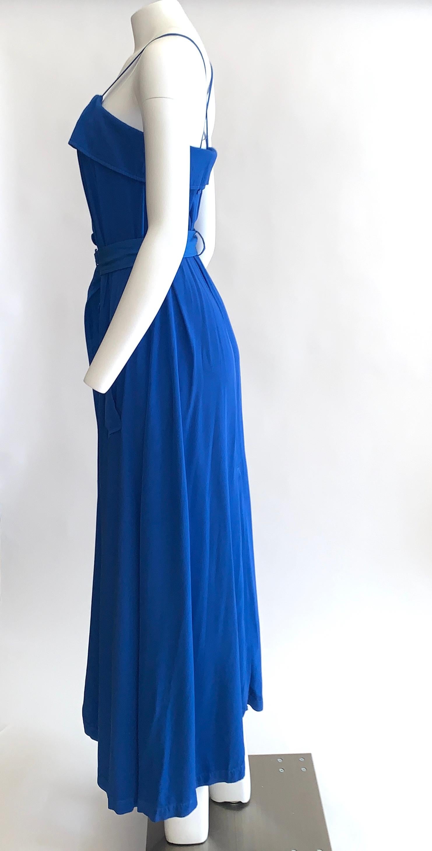 jean paul gaultier blue dress