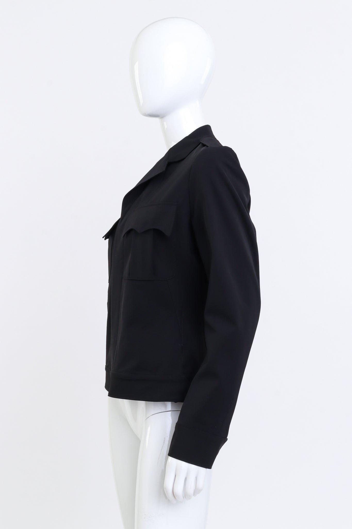 Jean Paul Gaultier Femme Open Back Blazer Jacket (US 6) In Good Condition For Sale In Montreal, Quebec