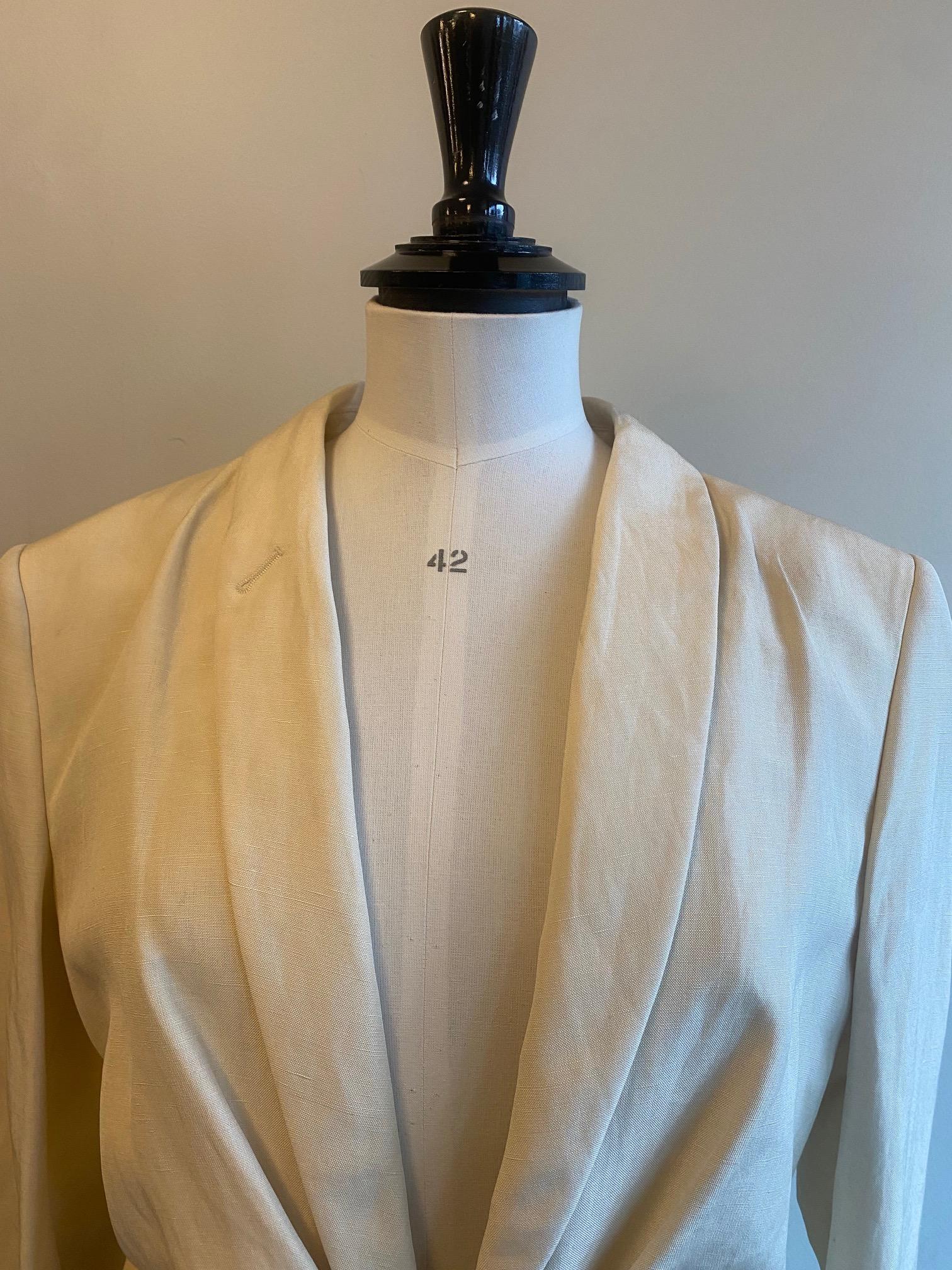 Women's Jean Paul Gaultier Femme Ruched Silk Mix Jacket For Sale