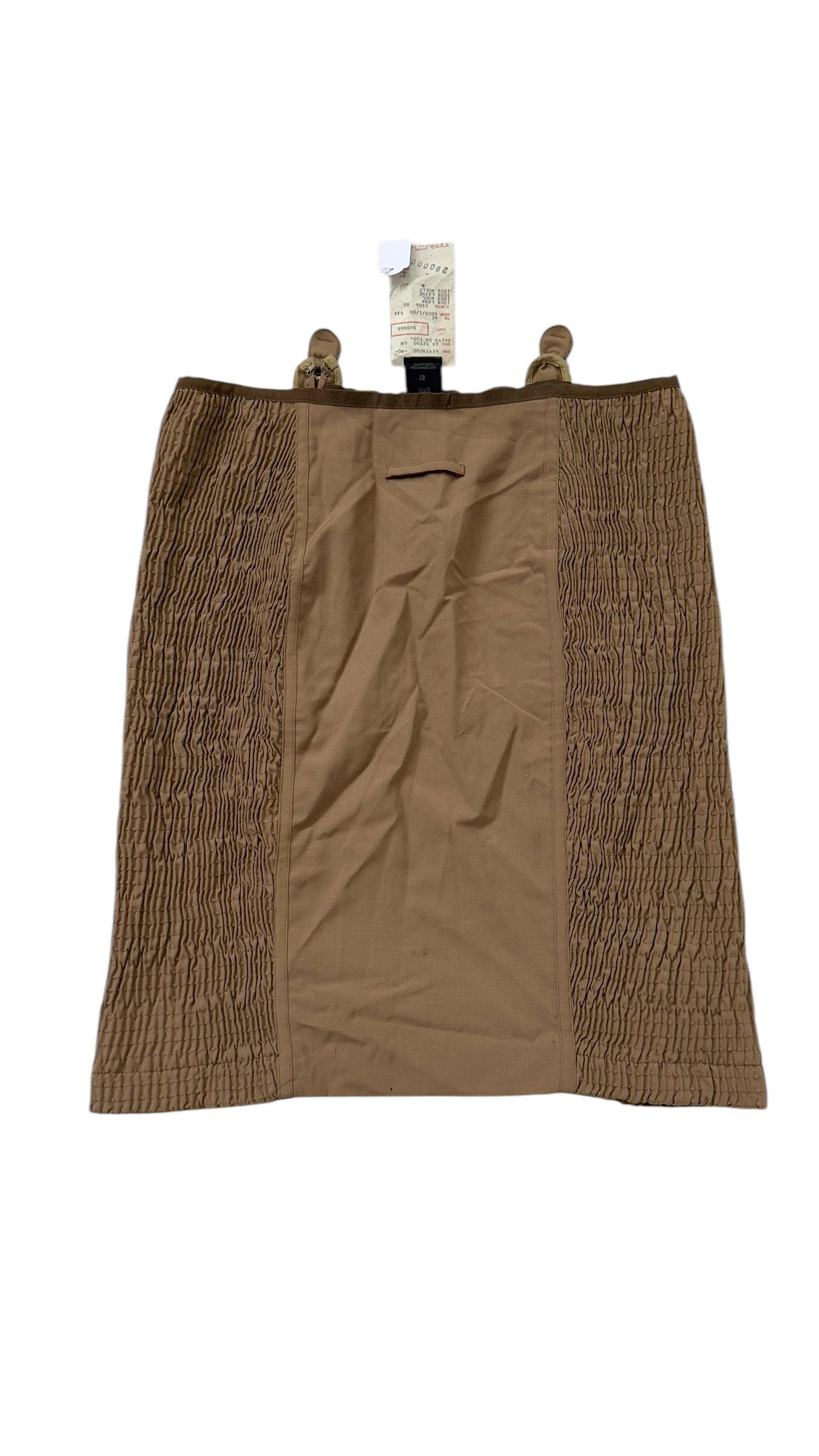 Jean Paul Gaultier Femme Skirt with Zippers - No import duty, we pay for it! For Sale 3