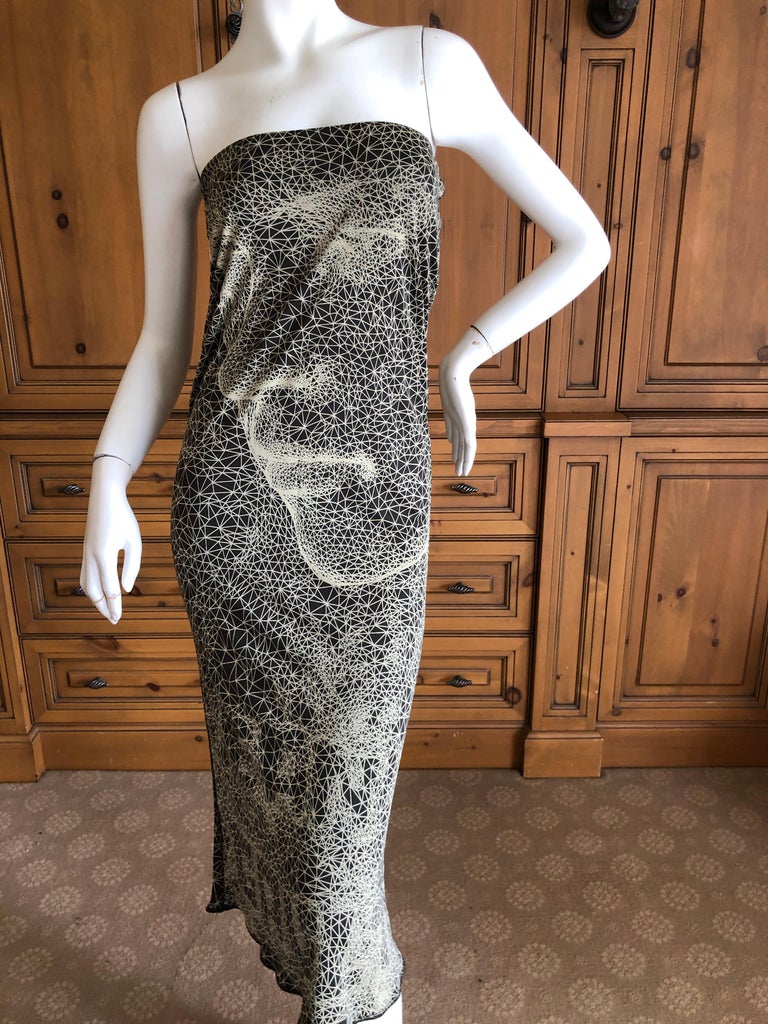 ladies white formal dress Constellations Glow-in-the-dark Long Sleeves Midi Dress Svaha USA XL main image 1