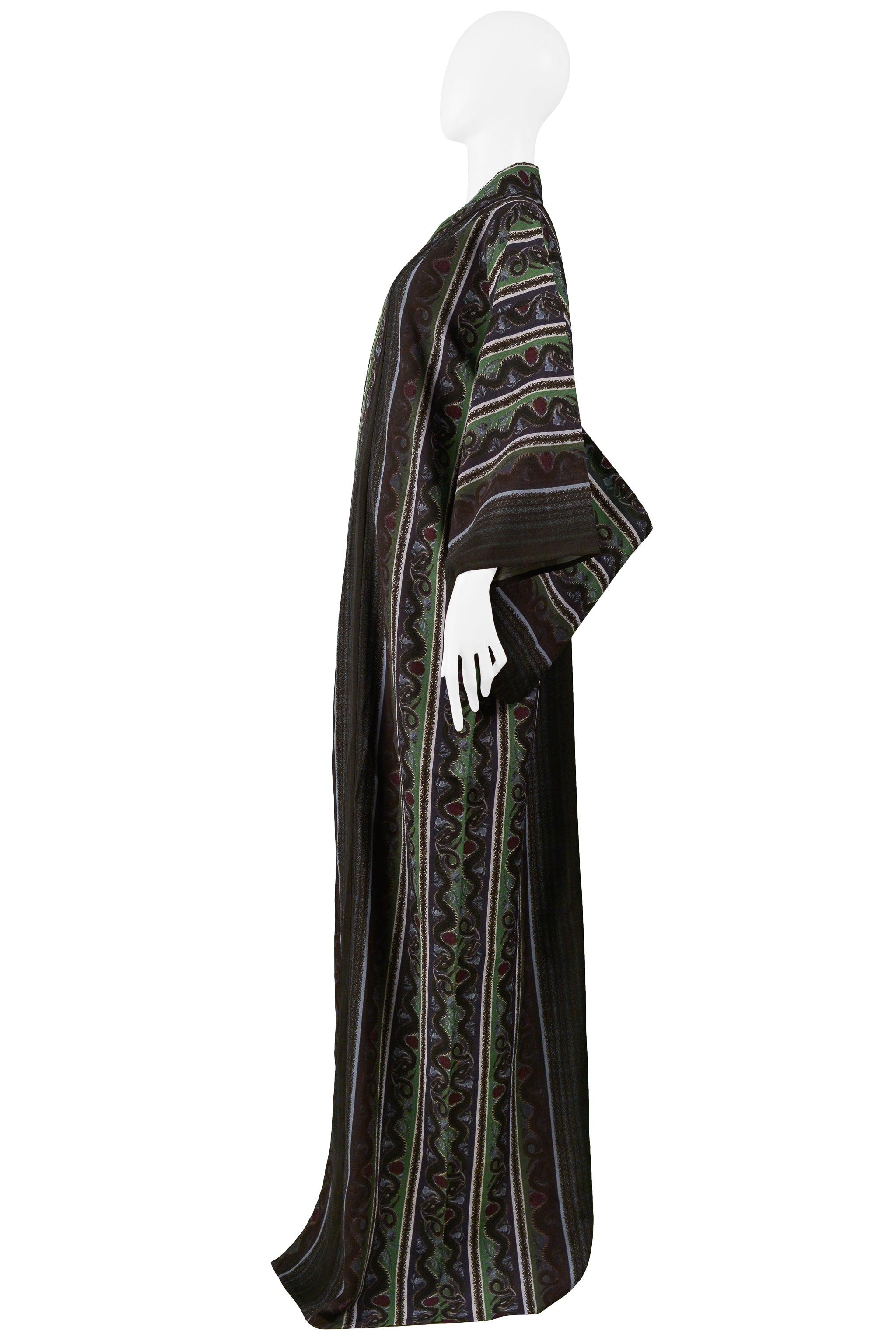 Jean Paul Gaultier Forest & Serpent Kimono Robe 2002 In Excellent Condition In Los Angeles, CA