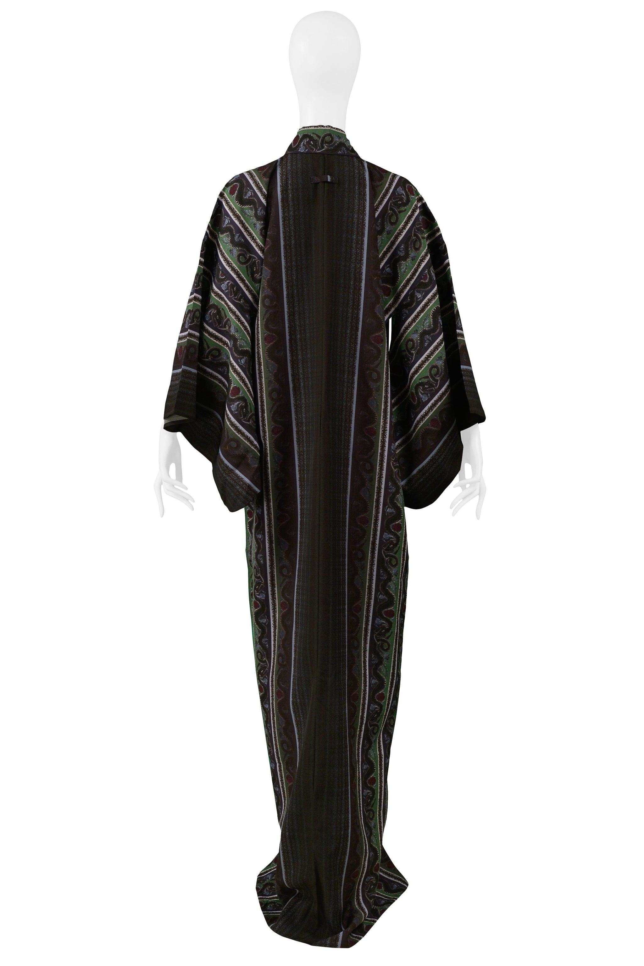 Jean Paul Gaultier Forest & Serpent Kimono Robe 2002 1
