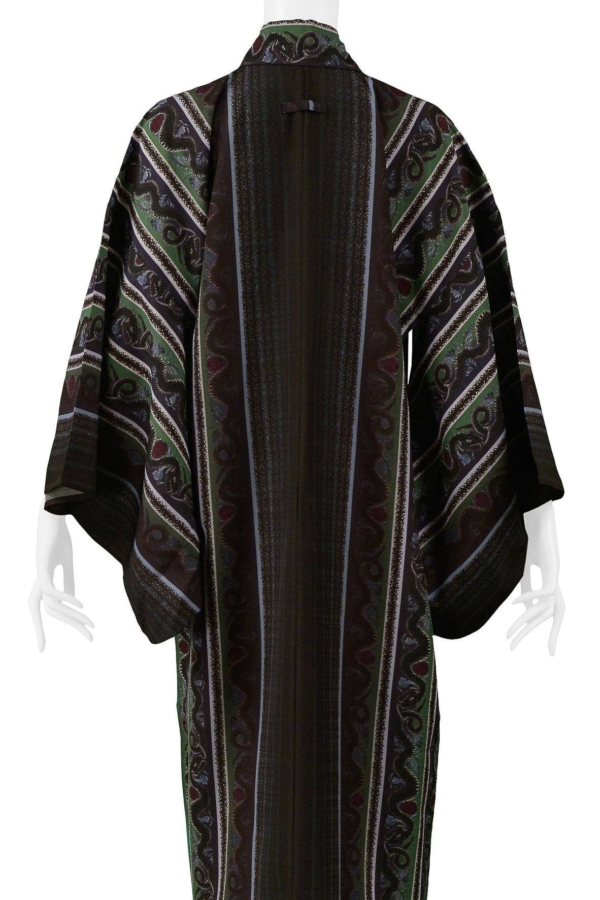 Jean Paul Gaultier Forest & Serpent Kimono Robe 2002 3