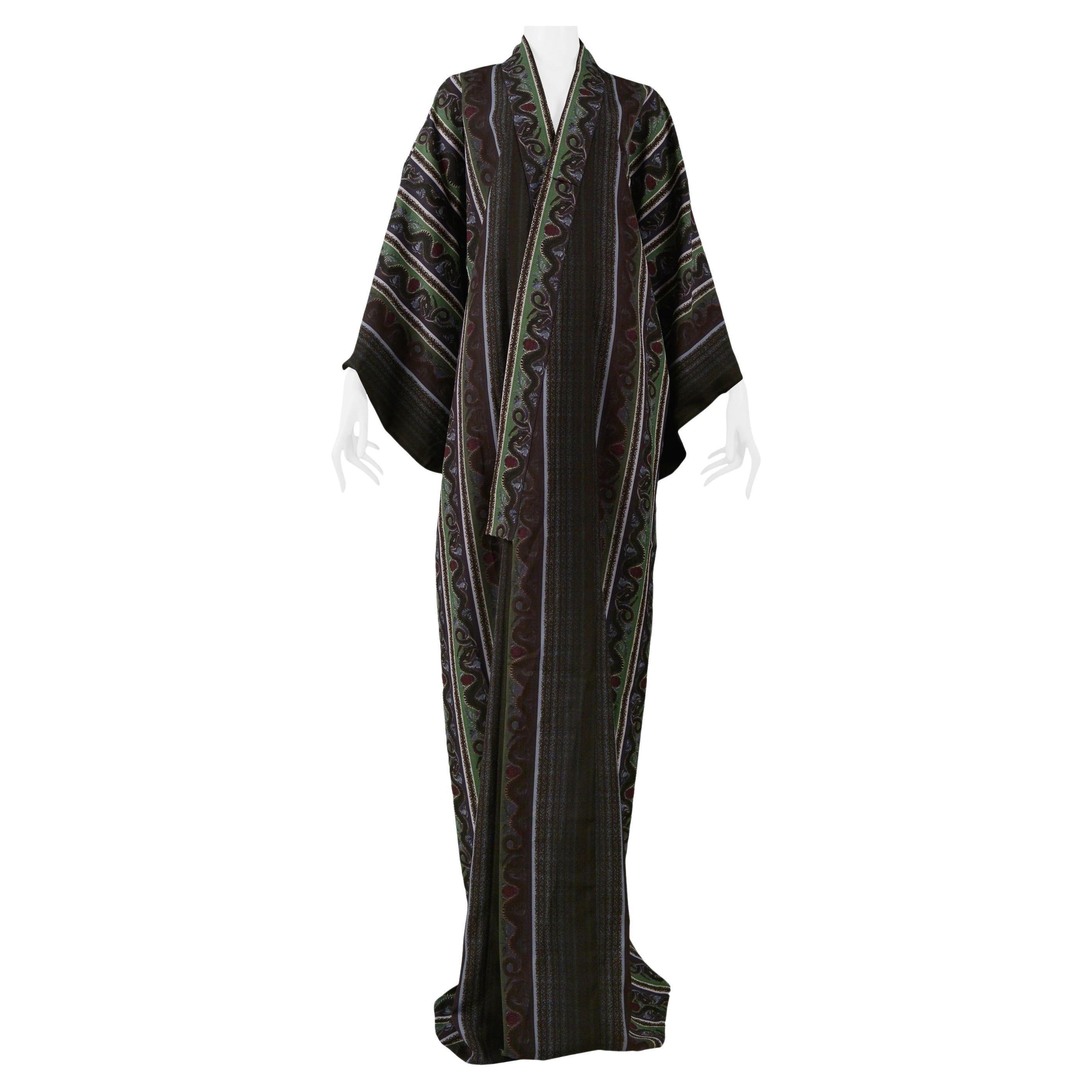 Jean Paul Gaultier Forest & Serpent Kimono Robe 2002