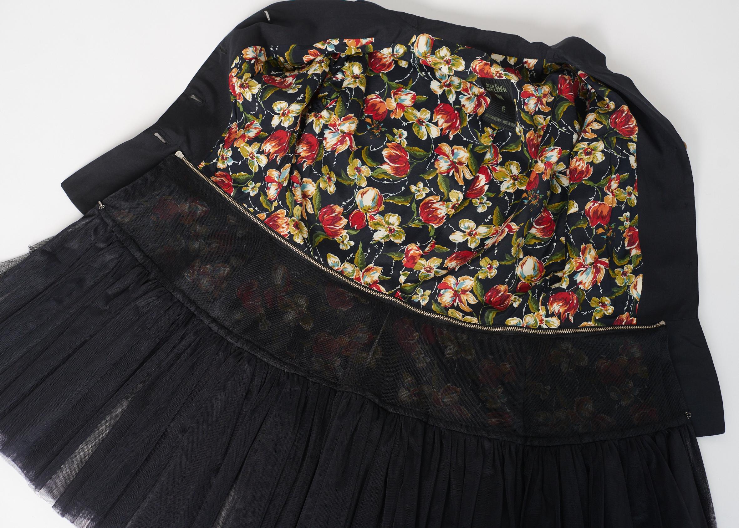 Jean Paul Gaultier Runway Frilly Tutu Blazer Jacket or Mini Dress, SS1991 For Sale 13