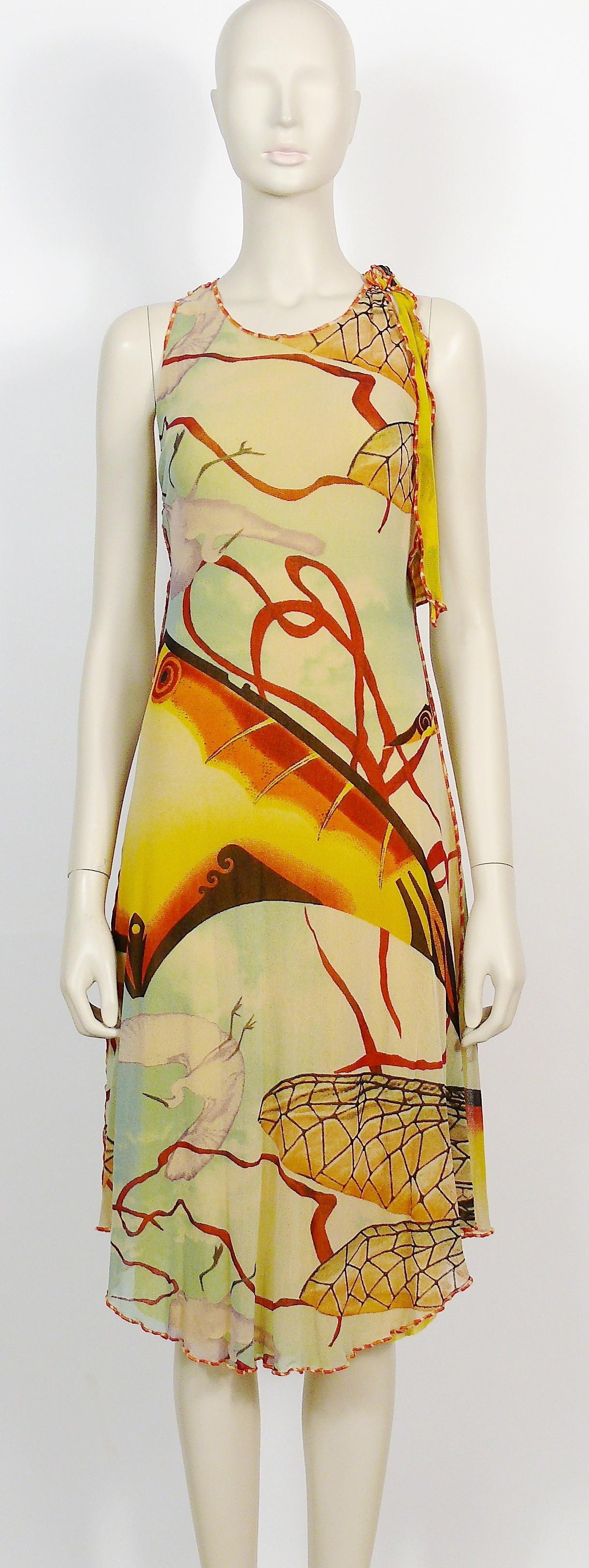 mesh abstract dress