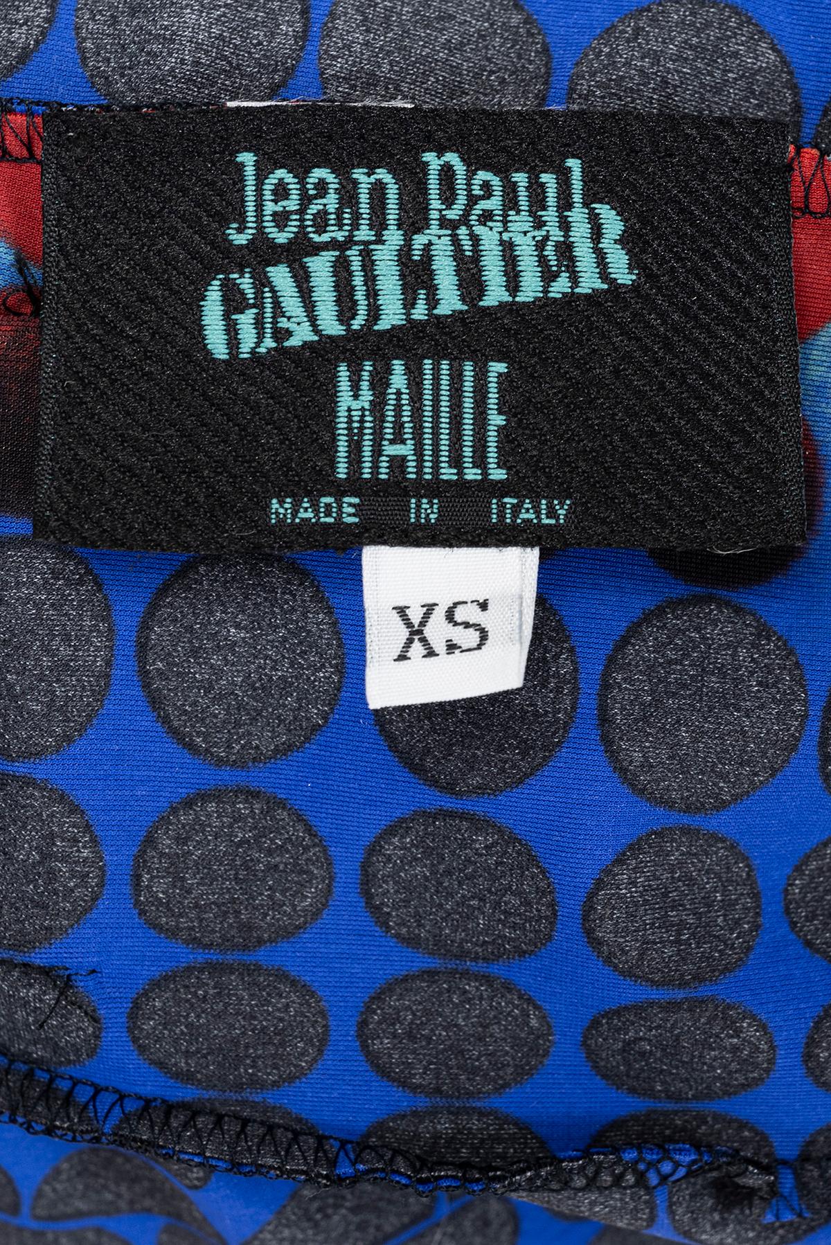 JEAN PAUL GAULTIER FW 95 Conjunto icónico de ciberpuntos en venta 6