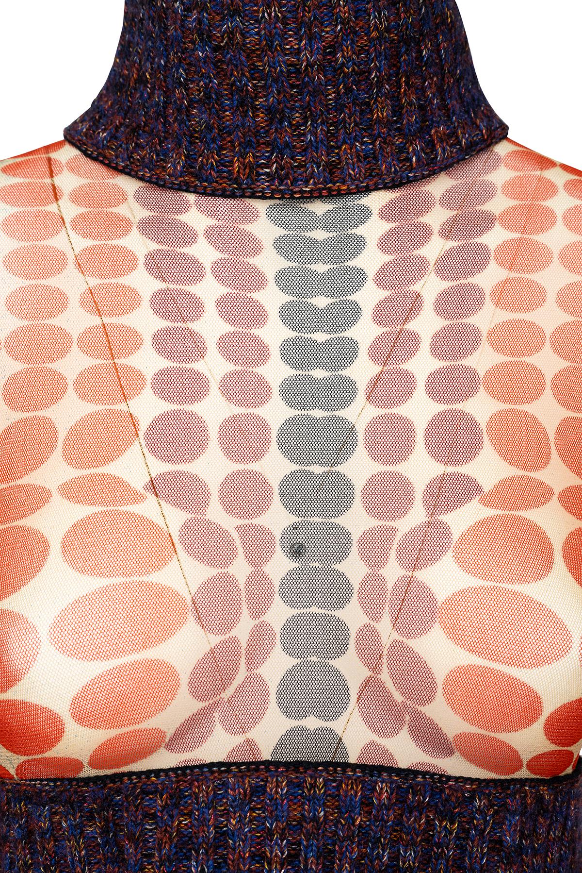 JEAN PAUL GAULTIER FW 95 Conjunto icónico de ciberpuntos en venta 2