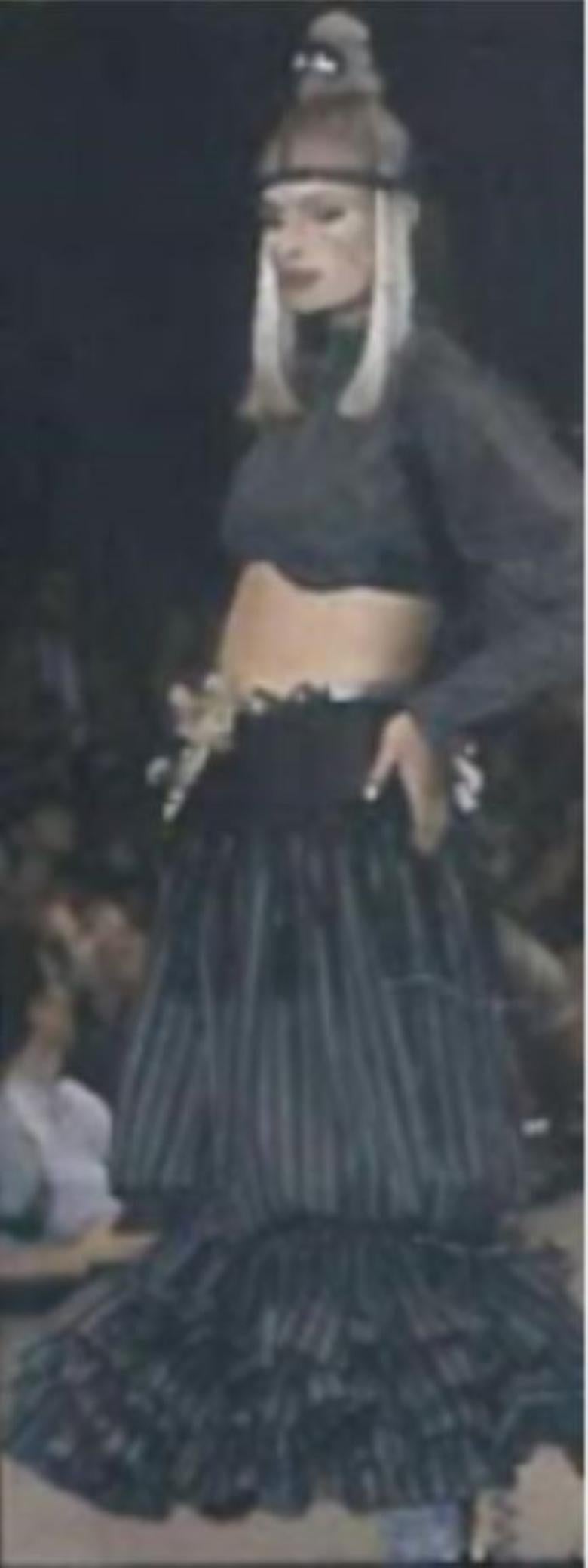 Jean Paul Gaultier Gibo Dolls Les Poupées SS 1986 Petticoat Couture Runway Skirt 9