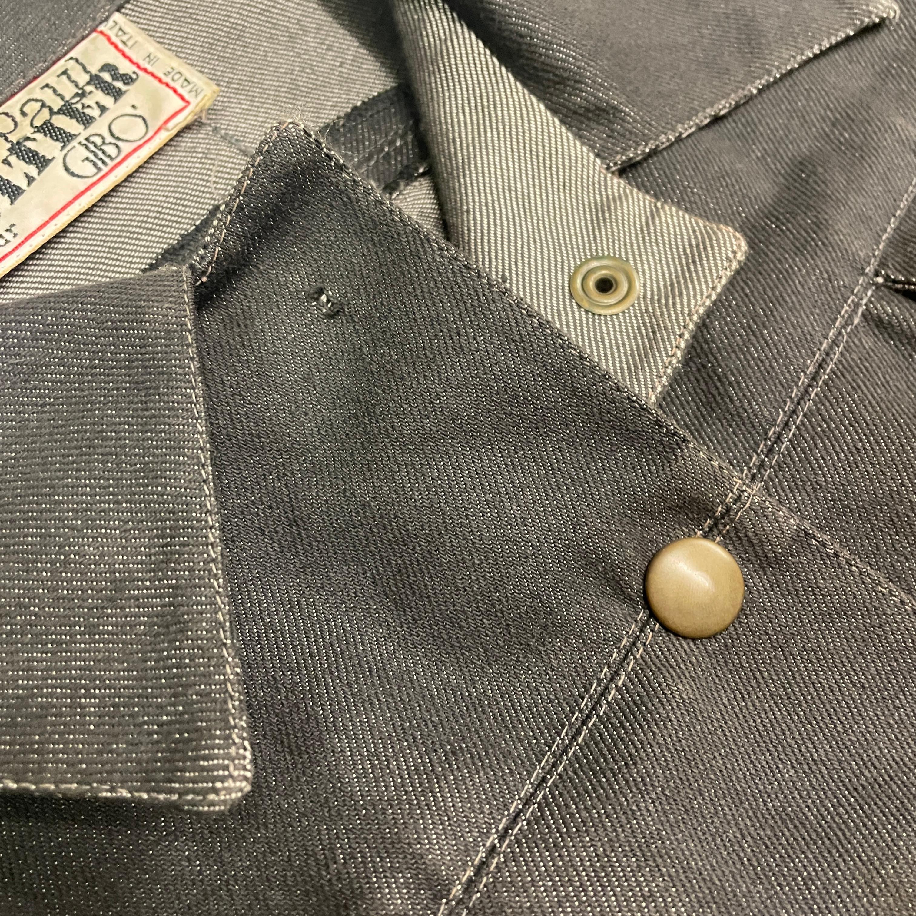 Noir Jean Paul Gaultier Jeans Jacket 1980