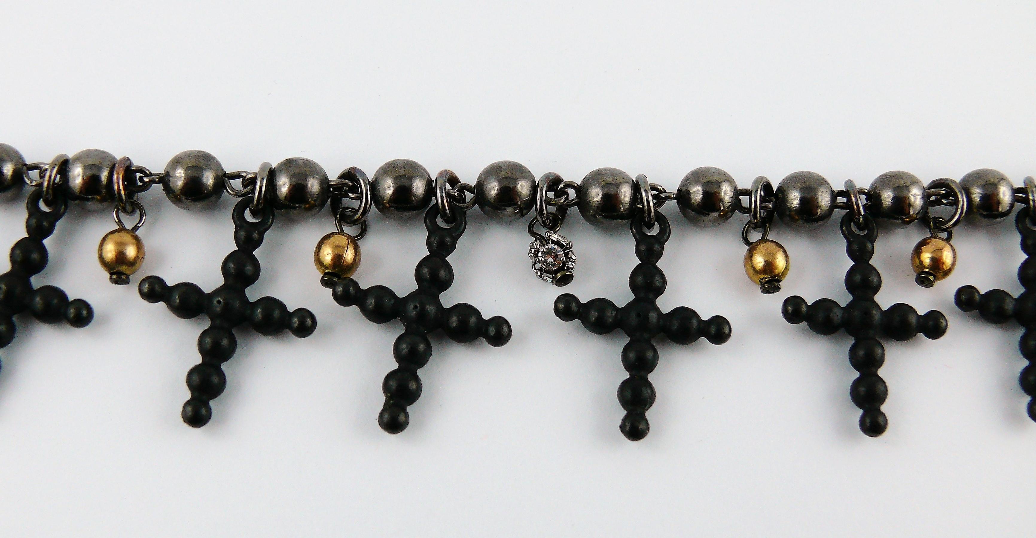 gothic charm bracelet