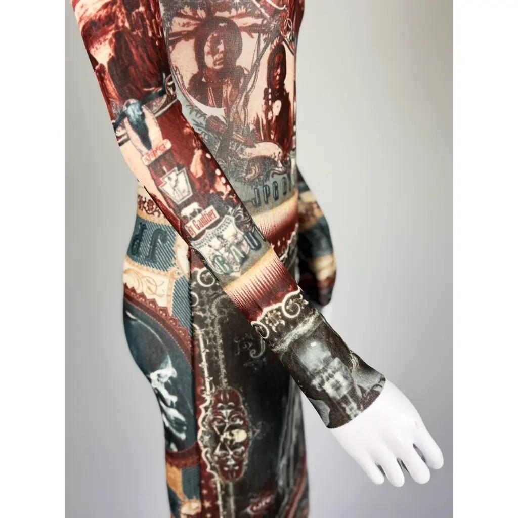 Jean Paul Gaultier Grafisches Netzkleid, c. Frühes 21. Jhdt. im Zustand „Gut“ im Angebot in Marlborough, GB
