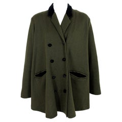 Jean Paul Gaultier Green Wool Vintage Jacket
