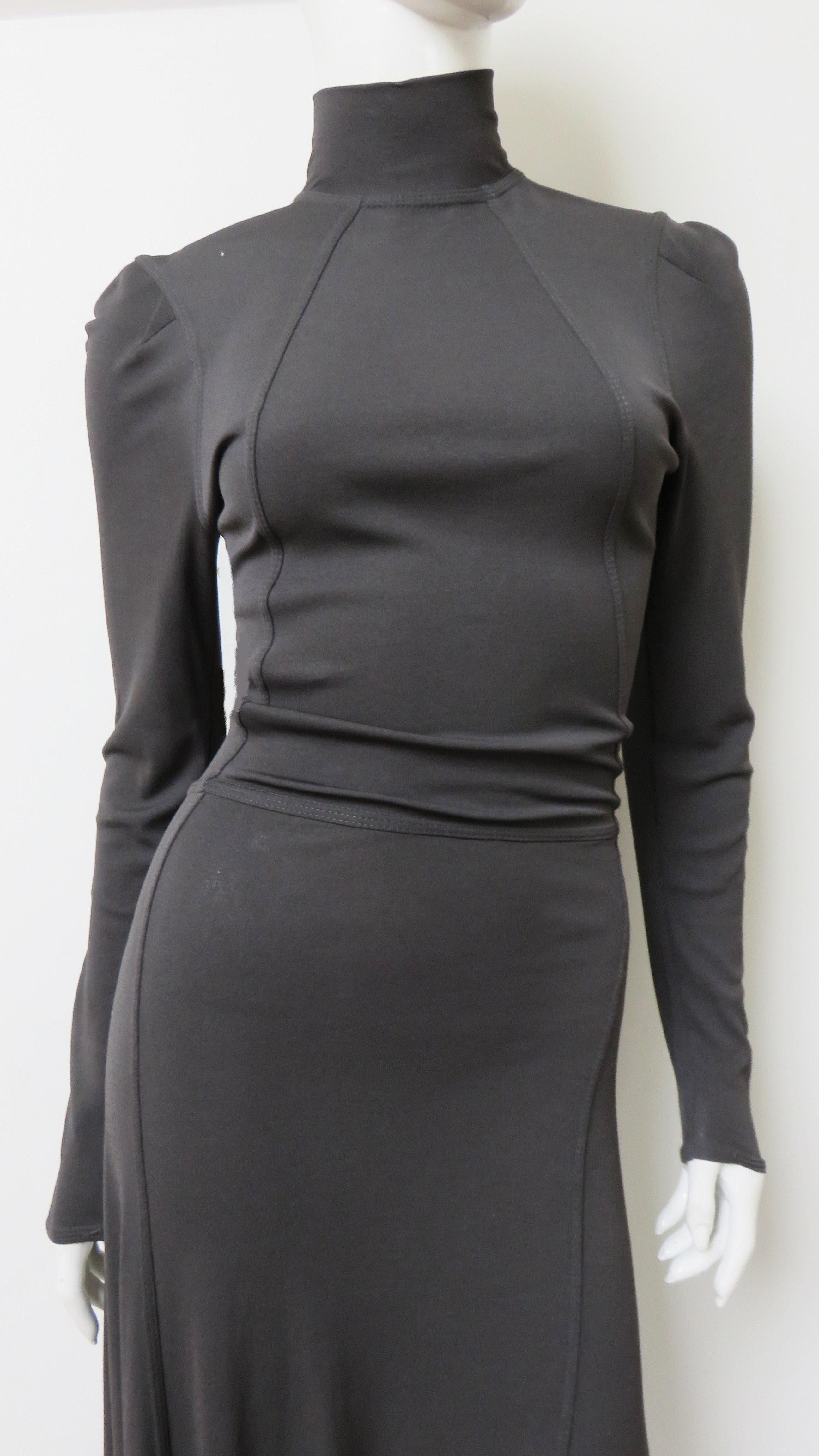 zipper back dress 50 shades of grey
