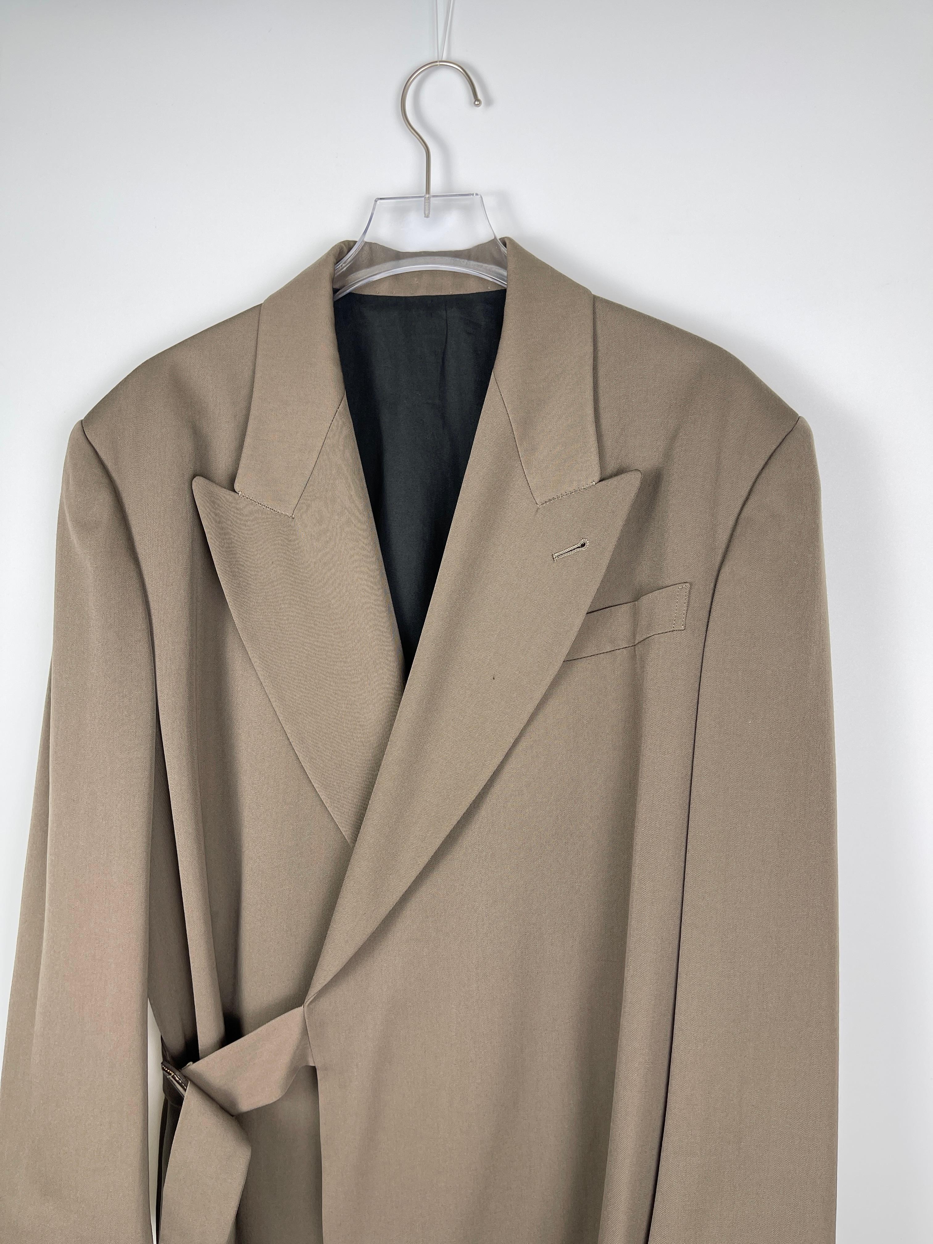 Jean Paul Gaultier HOMME 1990's Belted Coat For Sale 7