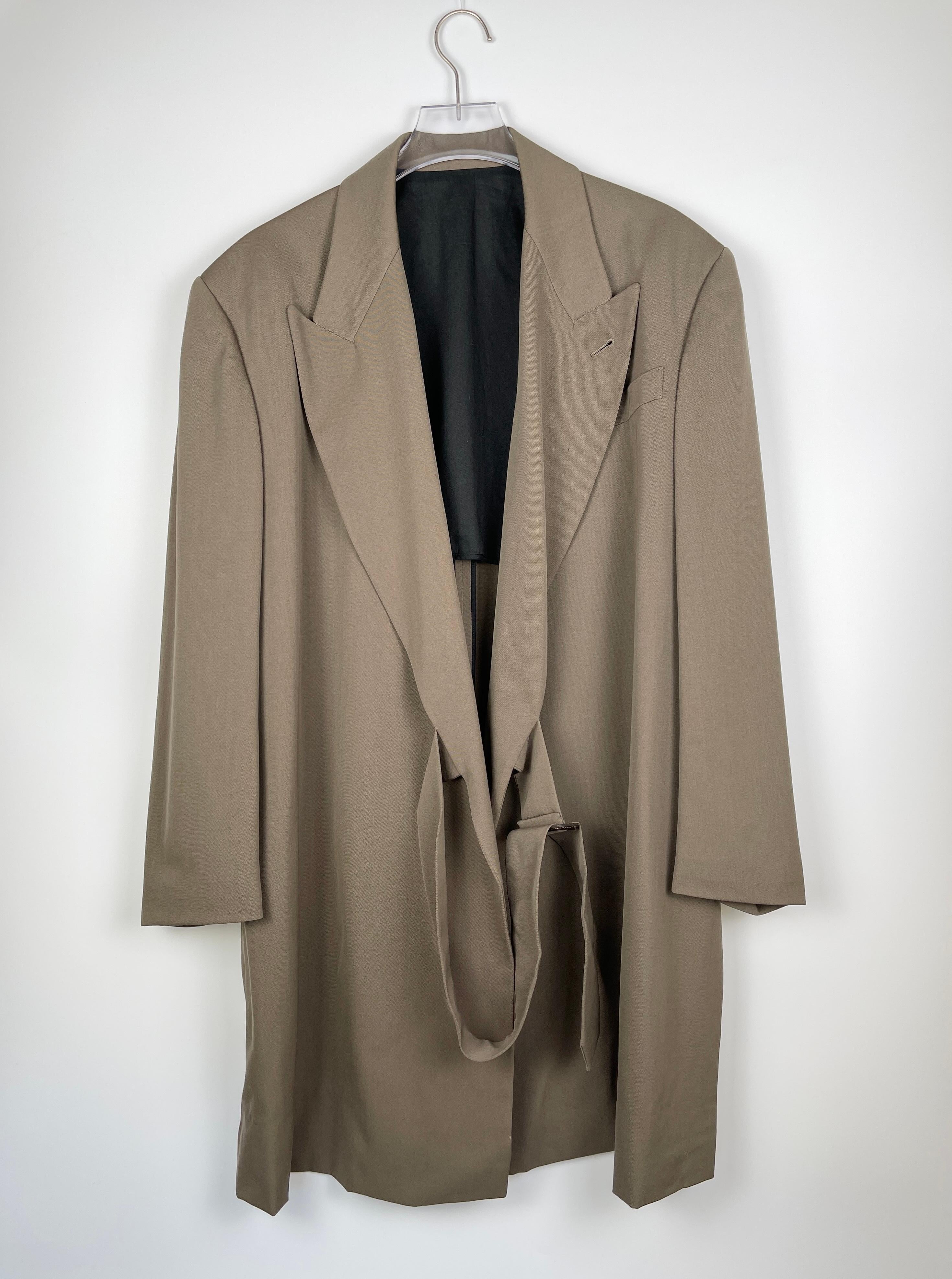 Jean Paul Gaultier HOMME 1990's Belted Coat For Sale 9