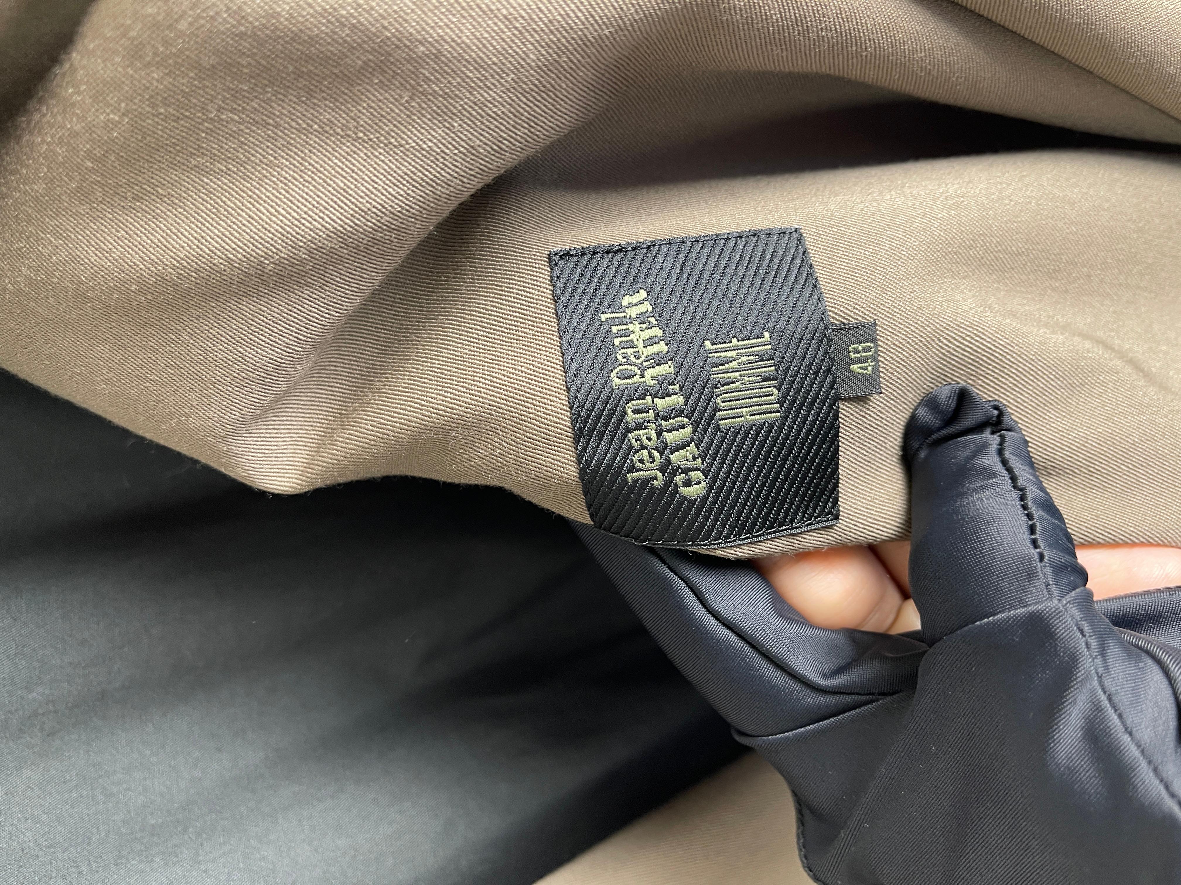 Manteau à ceinture Jean Paul Gaultier HOMME des années 1990 en vente 2