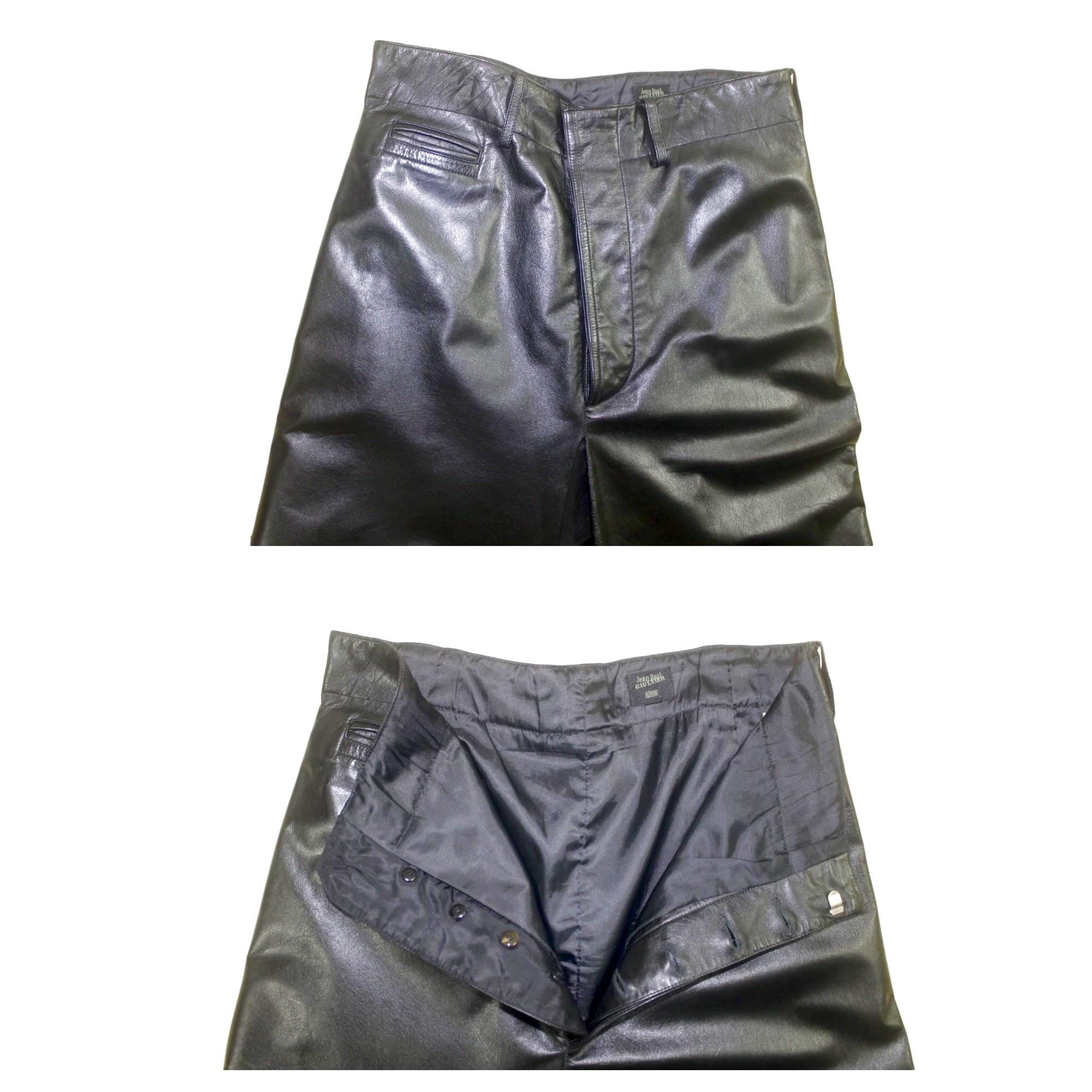 Jean Paul Gaultier Homme 1990s Leather 'Men in Skirts' Full Length 7