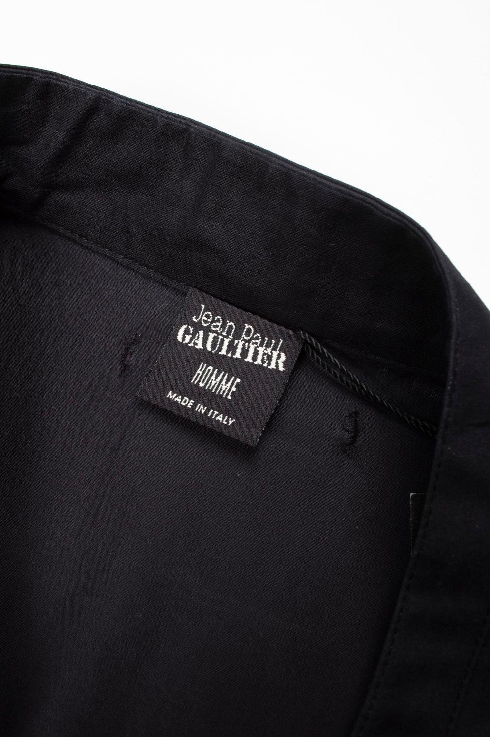 Jean Paul Gaultier Homme Men Shirt Laced Straps Size 43/Large For Sale 1