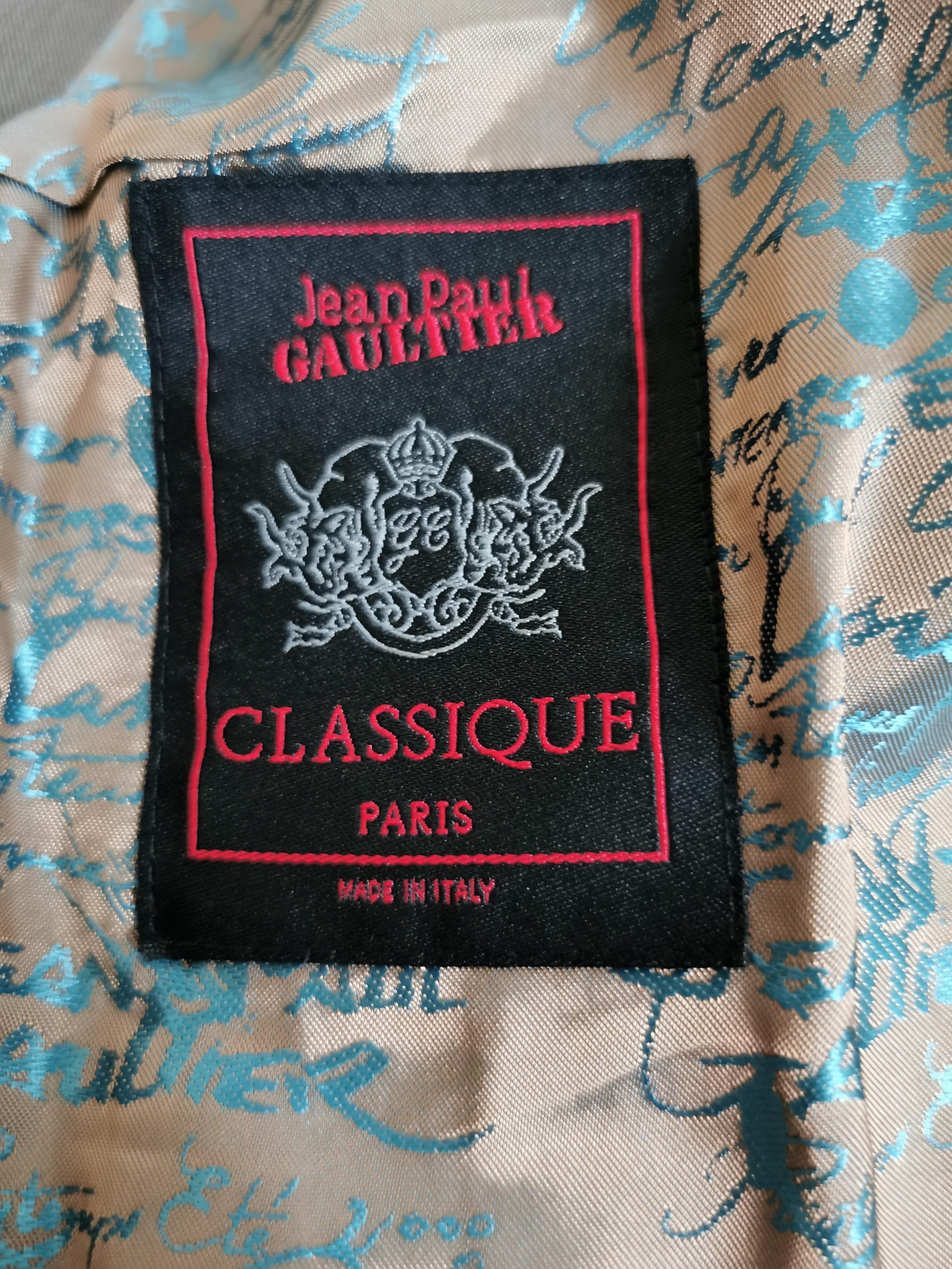 Jean Paul Gaultier Hooded Dress Jacket Autumn/Winter 1998 For Sale 9
