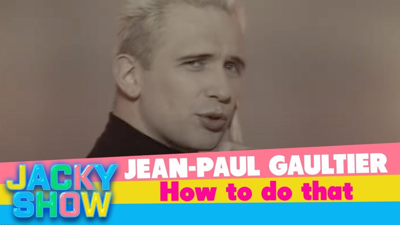 Jean Paul Gaultier  House Couture How to do that Music Video Shirt Top T-shirt In Excellent Condition In PARIS, FR