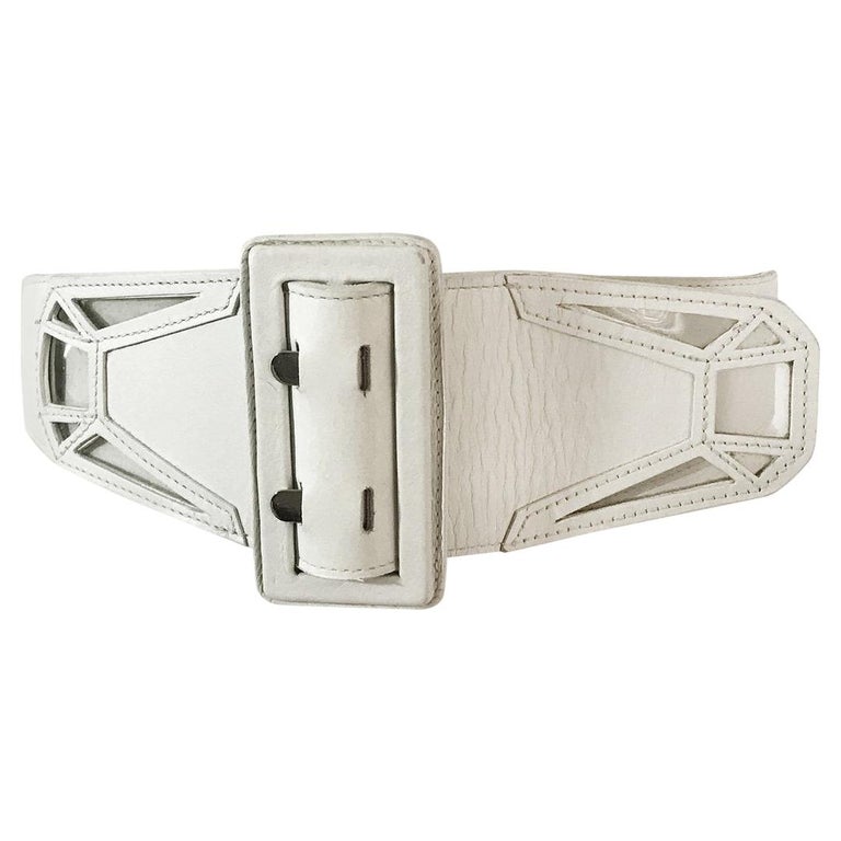Jean-Paul Gaultier Inlay Laser Cut Belt For Sale at 1stdibs