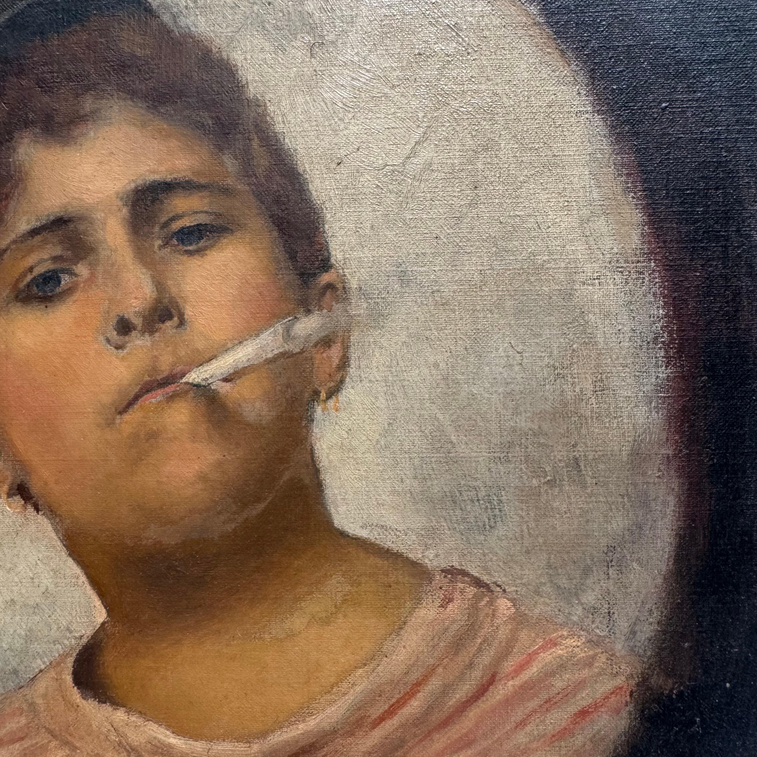 Oil on canvas
European 1900s
Very good original condition