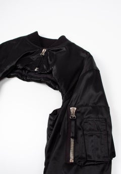 Jean Paul Gaultier Jacket Women Bomber Unisex Cutout Size ITA46/Medium