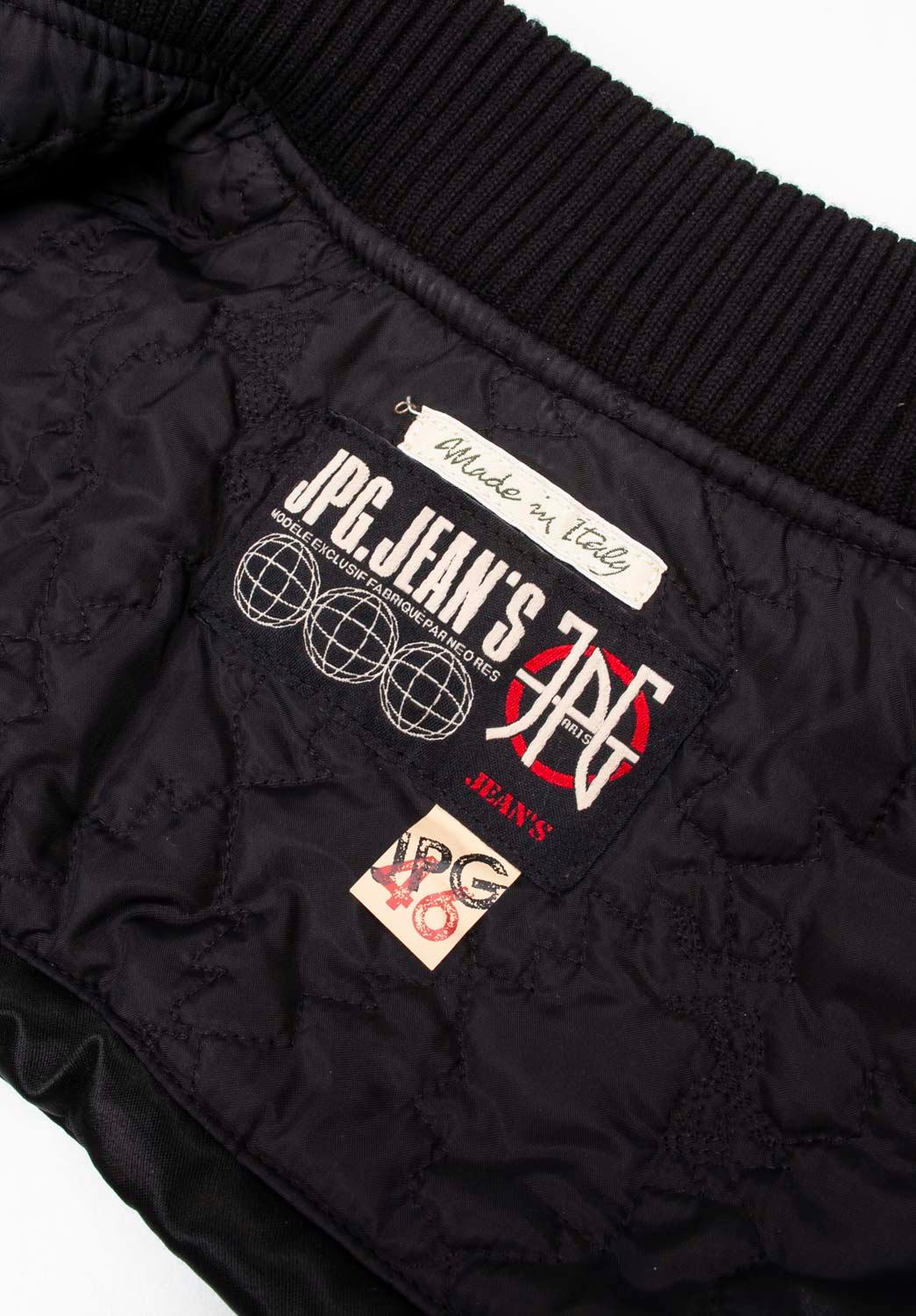 Jean Paul Gaultier Jacket Women Bomber Unisex Cutout Size ITA46/Medium For Sale 1