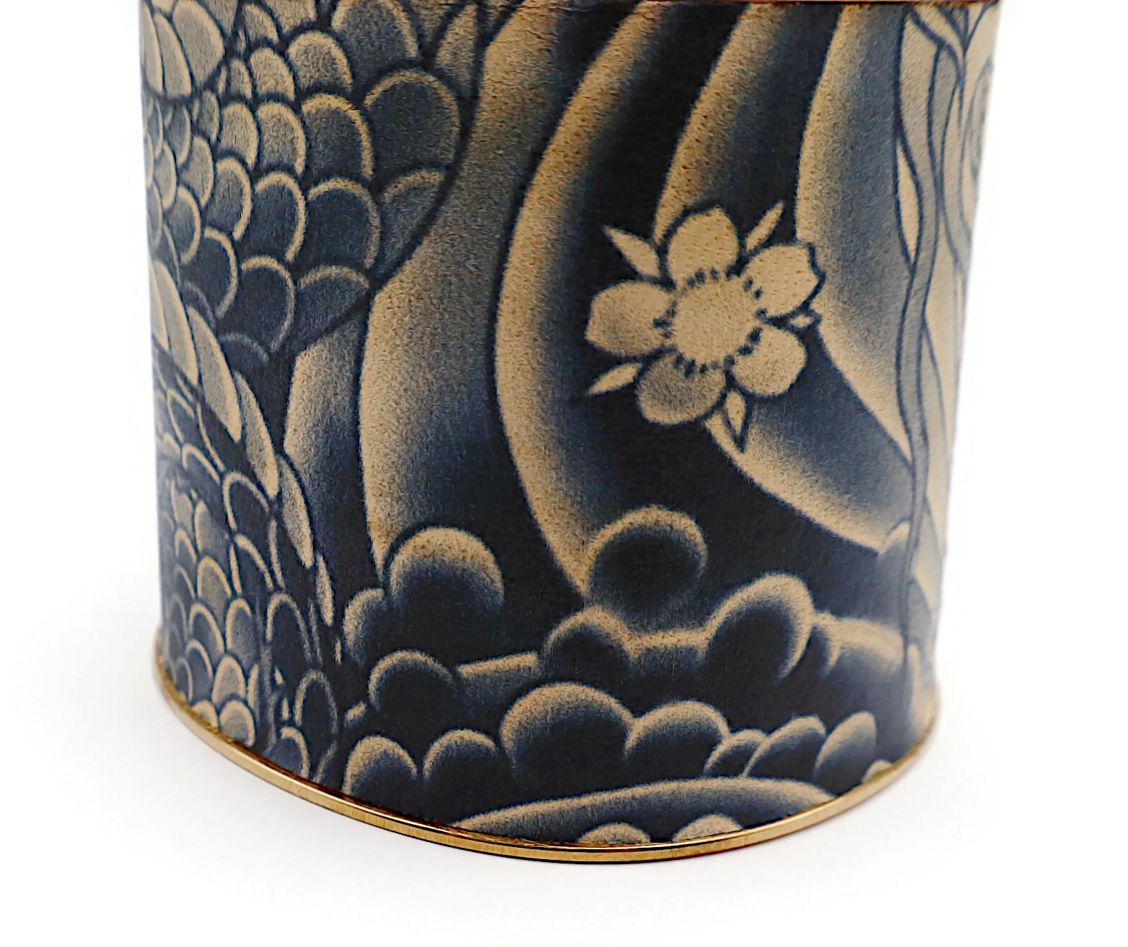 JEAN PAUL GAULTIER Japanese Dragon Tattoo Print Cuff Bracelet 9