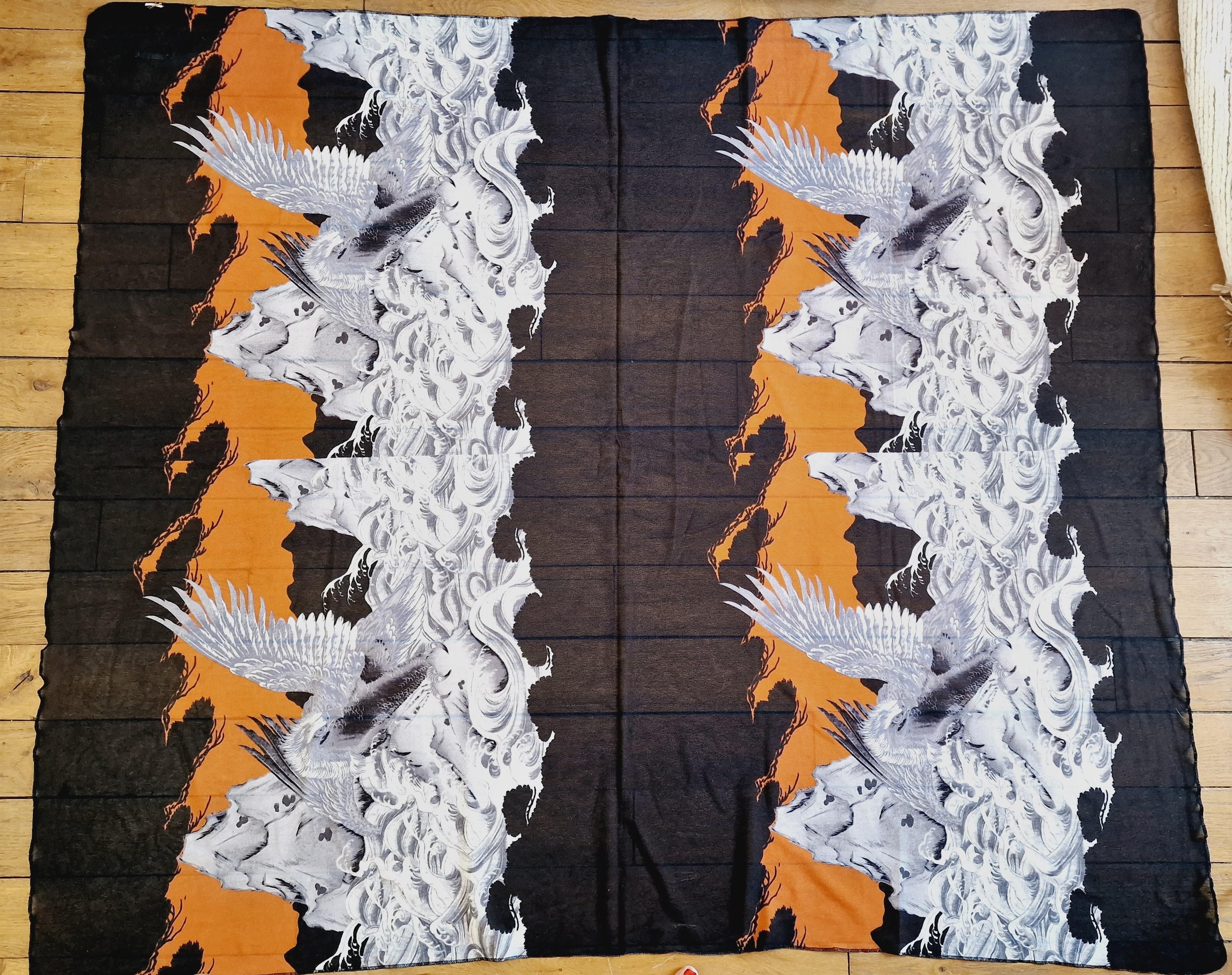 Jean Paul Gaultier - Robe de plage Pareo en maille d'aigle doré japonais et de poissons koï en vente 10