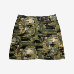 Jean Paul Gaultier Jeans "Fight Racism" Skirt 1997