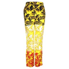 Jean-Paul Gaultier Jeans Leaf Print Jeans