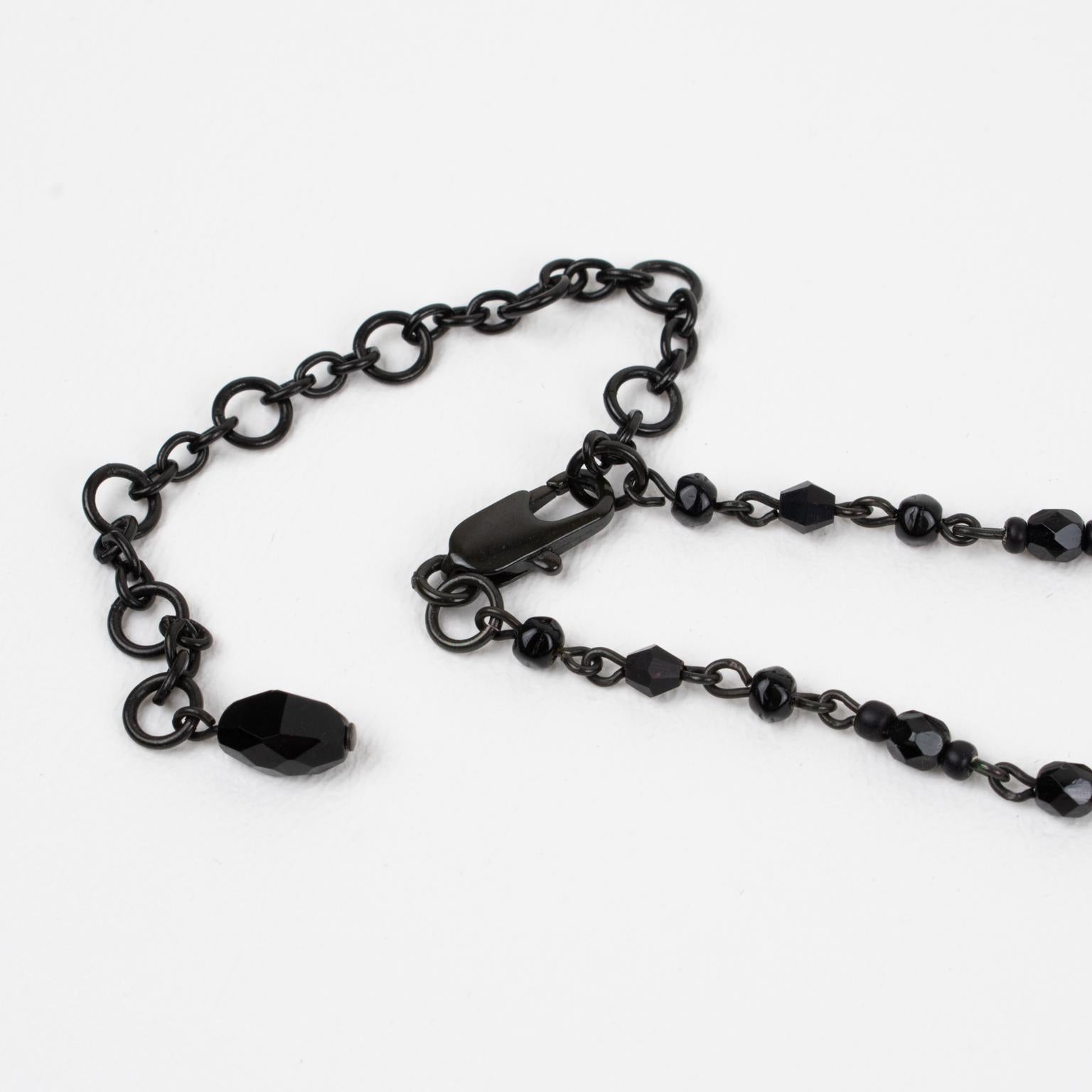 Jean Paul Gaultier Juwelenkette Halskette mit viktorianischem Anhänger im Angebot 3