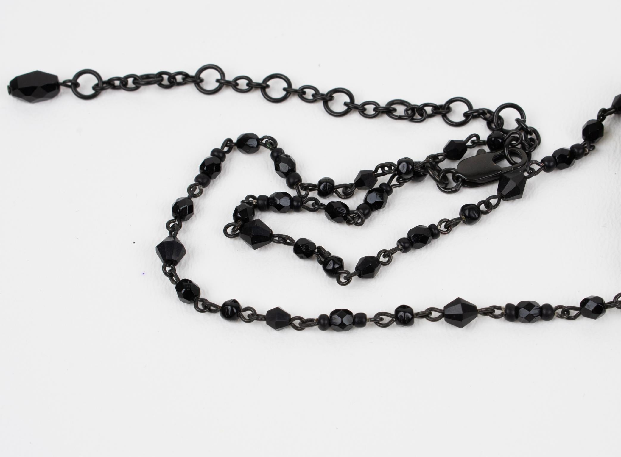 Jean Paul Gaultier Juwelenkette Halskette mit viktorianischem Anhänger im Angebot 4