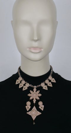 JEAN PAUL GAULTIER Jewelled Resin Pendant Necklace