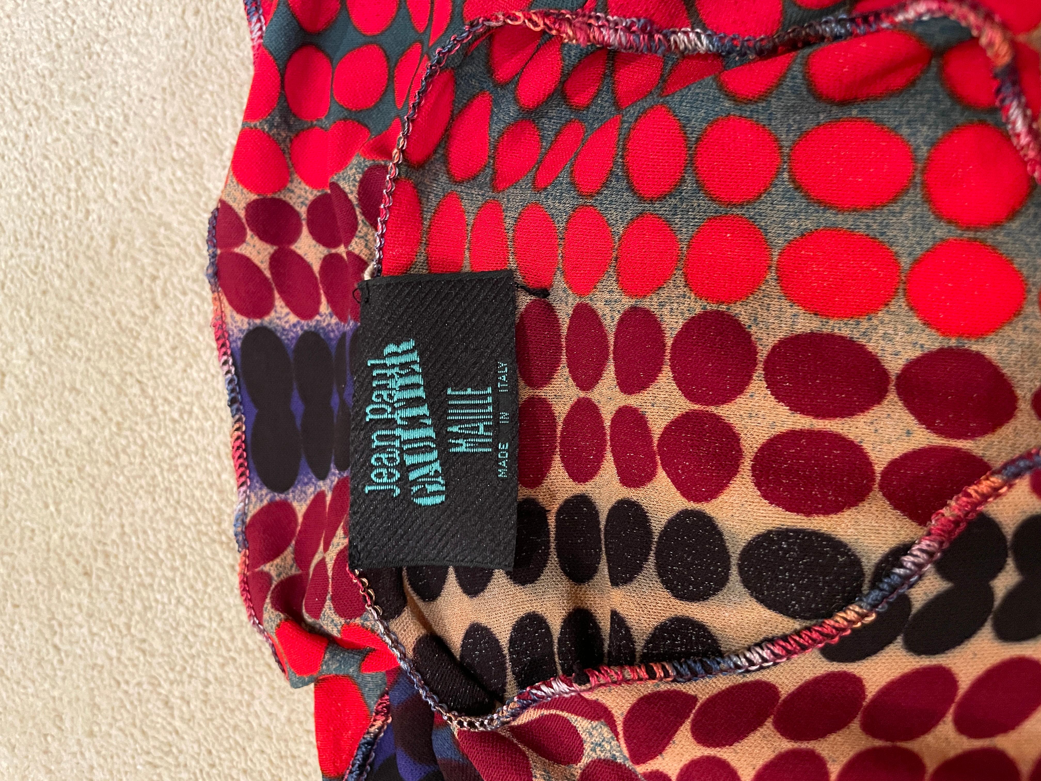 JEAN PAUL GAULTIER JPG 1995 cyber dot mad max vintage In Excellent Condition In Leonardo, NJ
