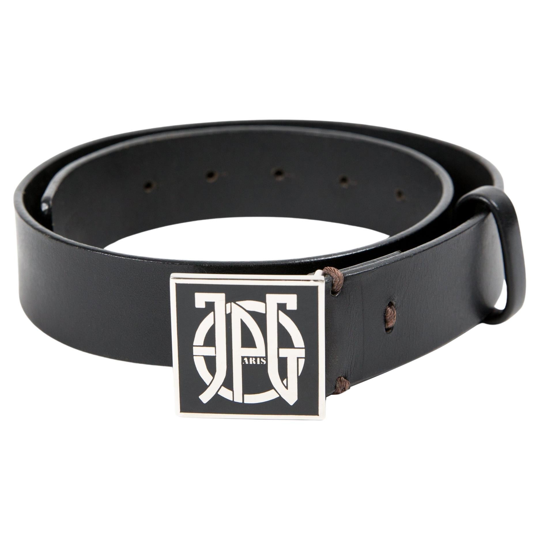 Jean Paul Gaultier JPG Black Belt For Sale at 1stDibs
