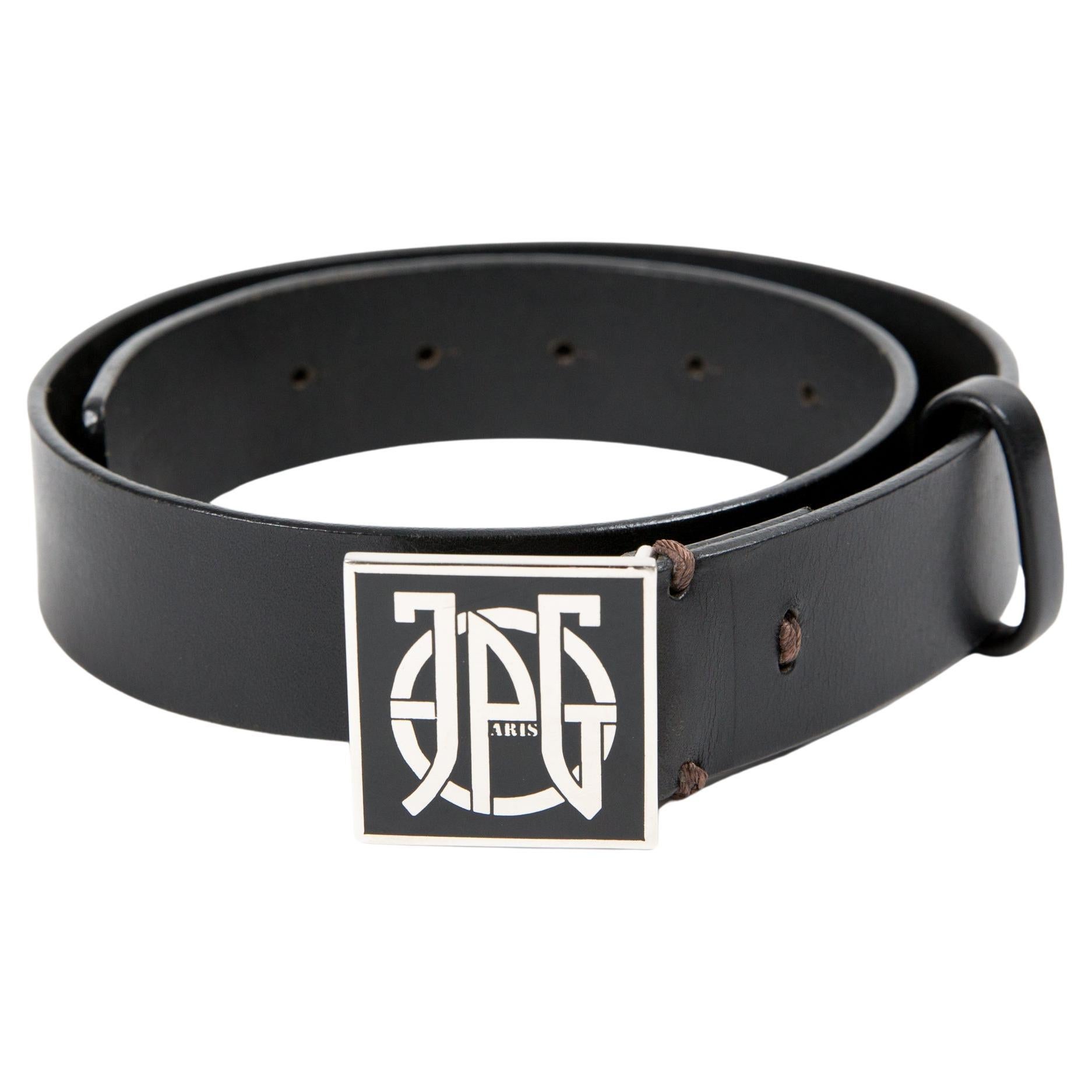 Jean Paul Gaultier JPG Black Belt For Sale